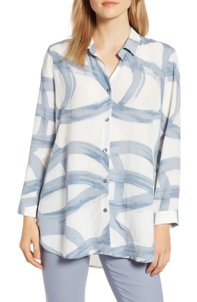 Nic+zoe T-shirts ROUND ABOUT SHIRT