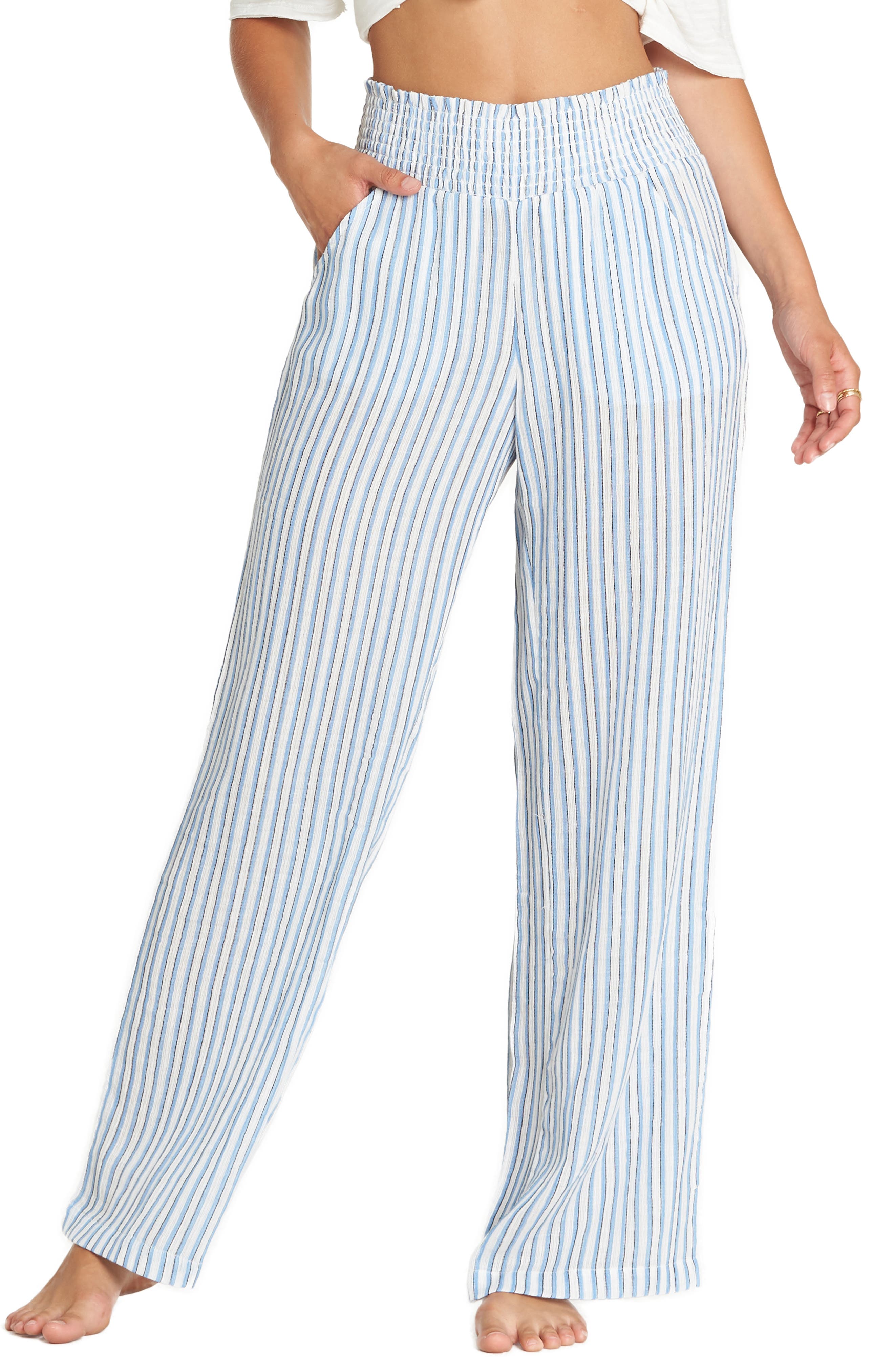 Billabong New Waves Stripe Wide Leg Pants | Nordstrom