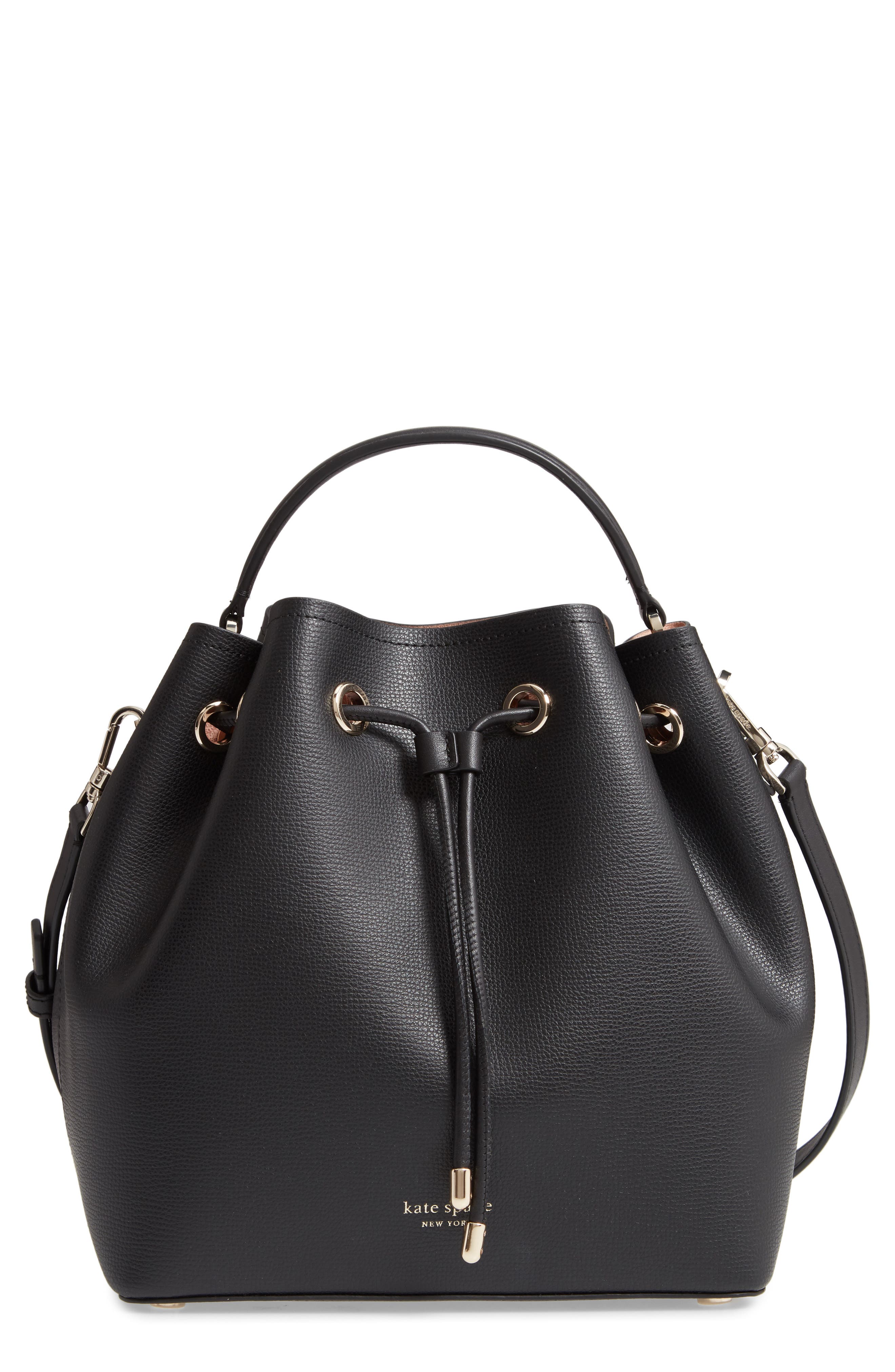 kate spade new york medium vivian leather bucket bag Nordstrom