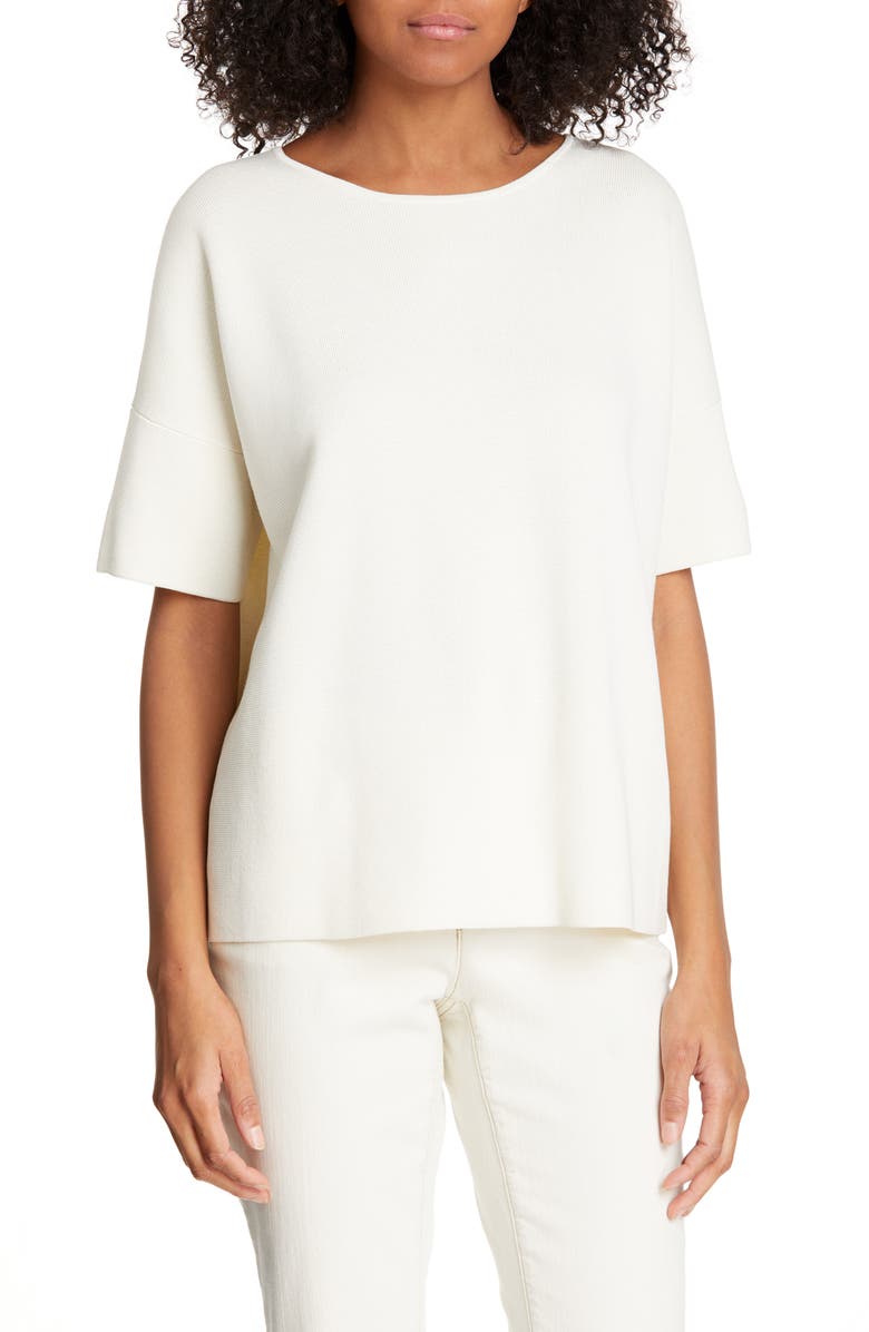 Eileen Fisher Sweaters SILK & COTTON SWEATER