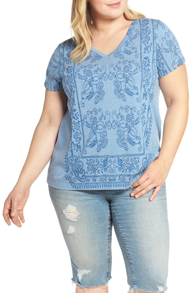 Lucky Brand Tops BANDANA TEE