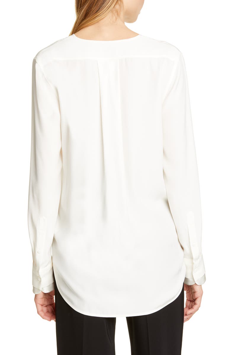 RAG & BONE VICTOR SILK BLOUSE,W292A477B