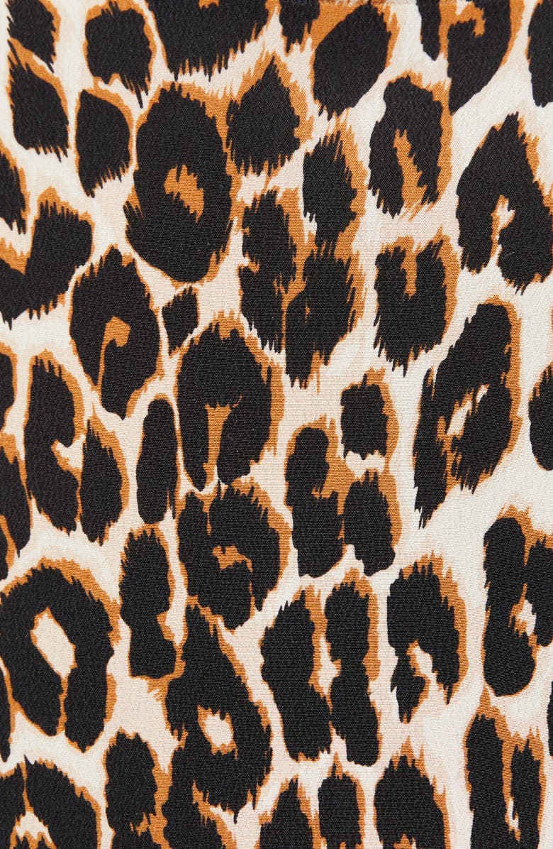 EQUIPMENT LAYLA LEOPARD PRINT SILK CAMISOLE,18-2-Q588-E570
