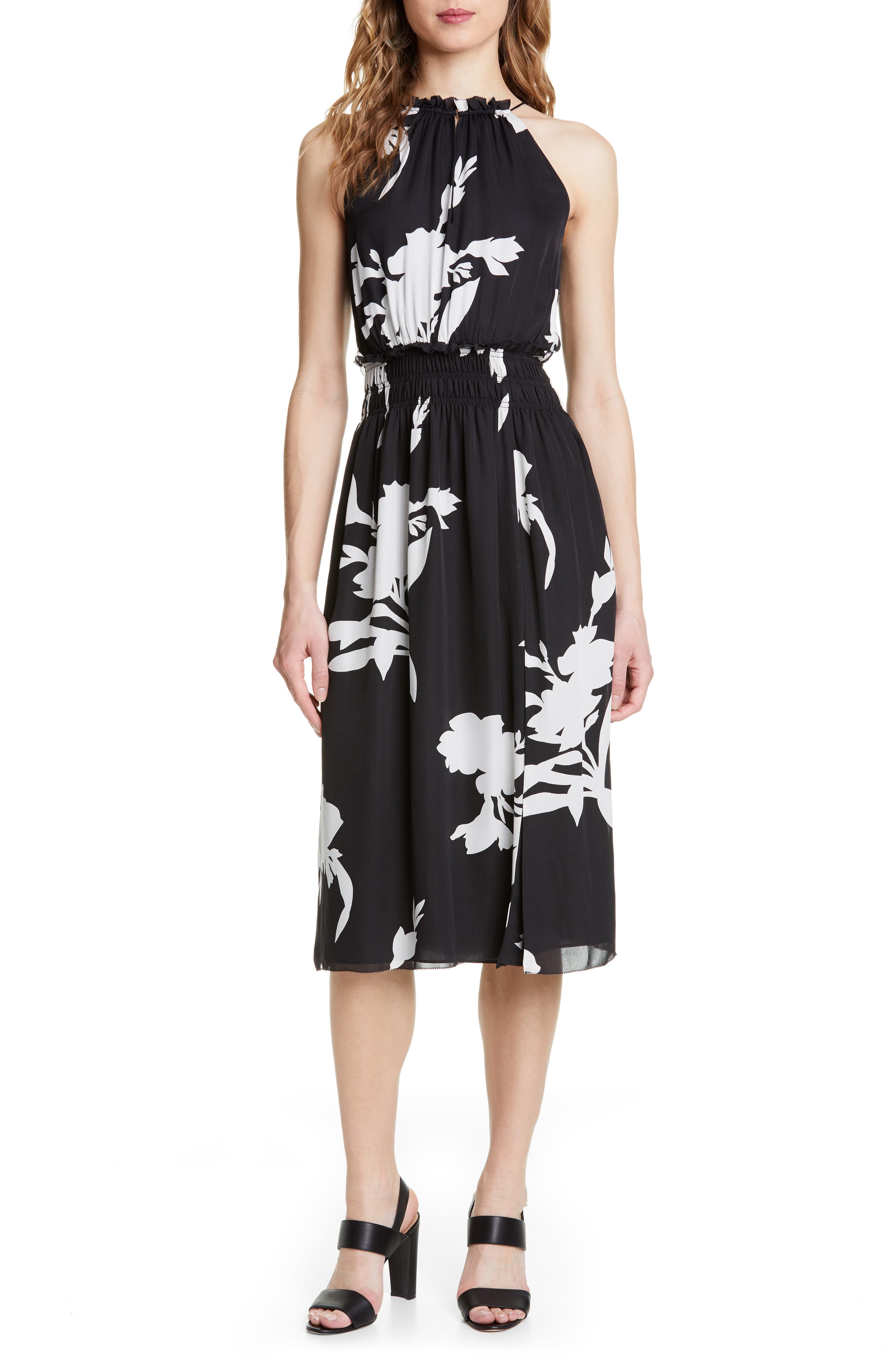 Joie Jerelle Silk Sundress, Black