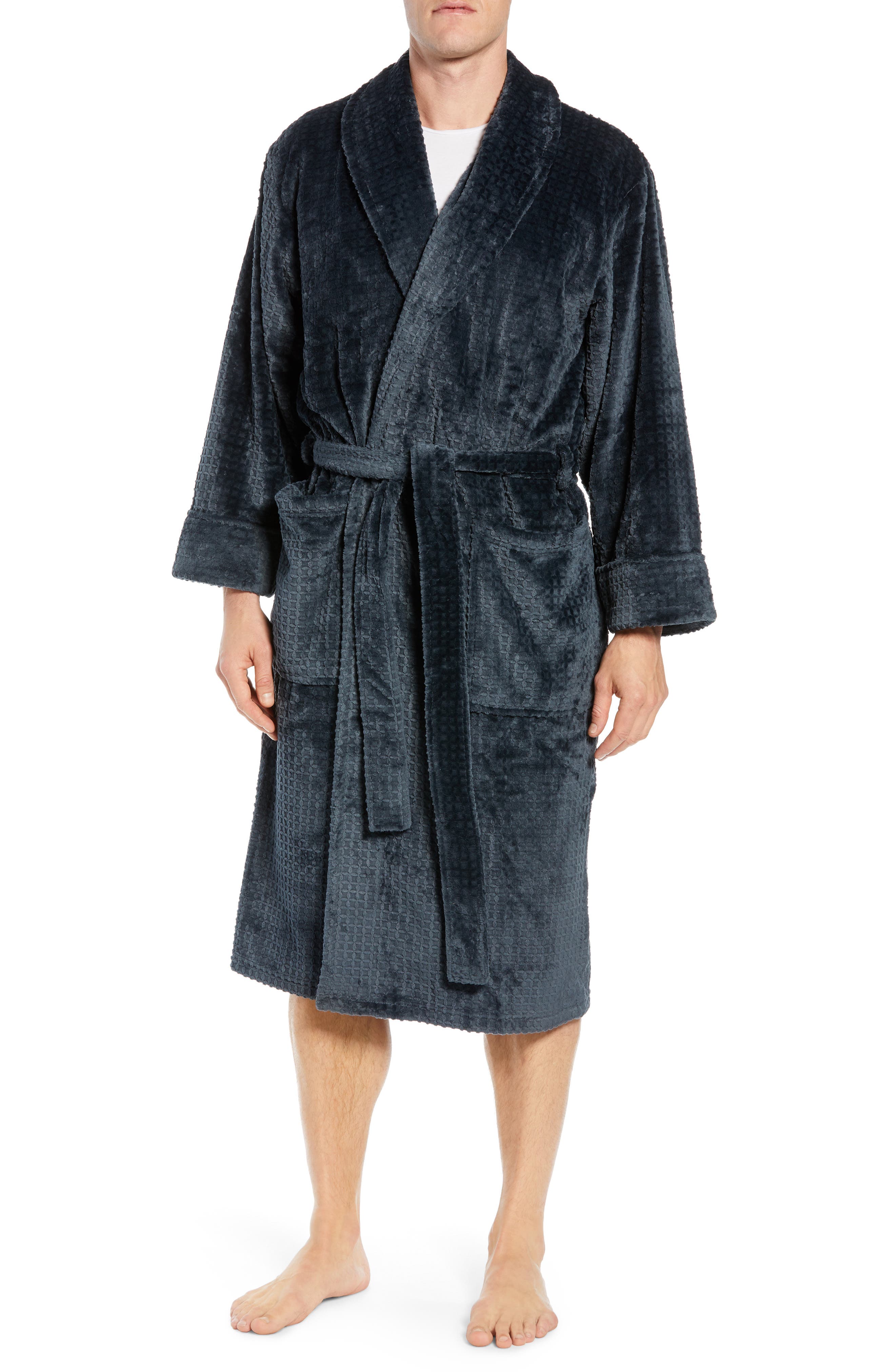 UPC 840274162307 - Men's Daniel Buchler Waffle Plush Robe, Size Large/X ...