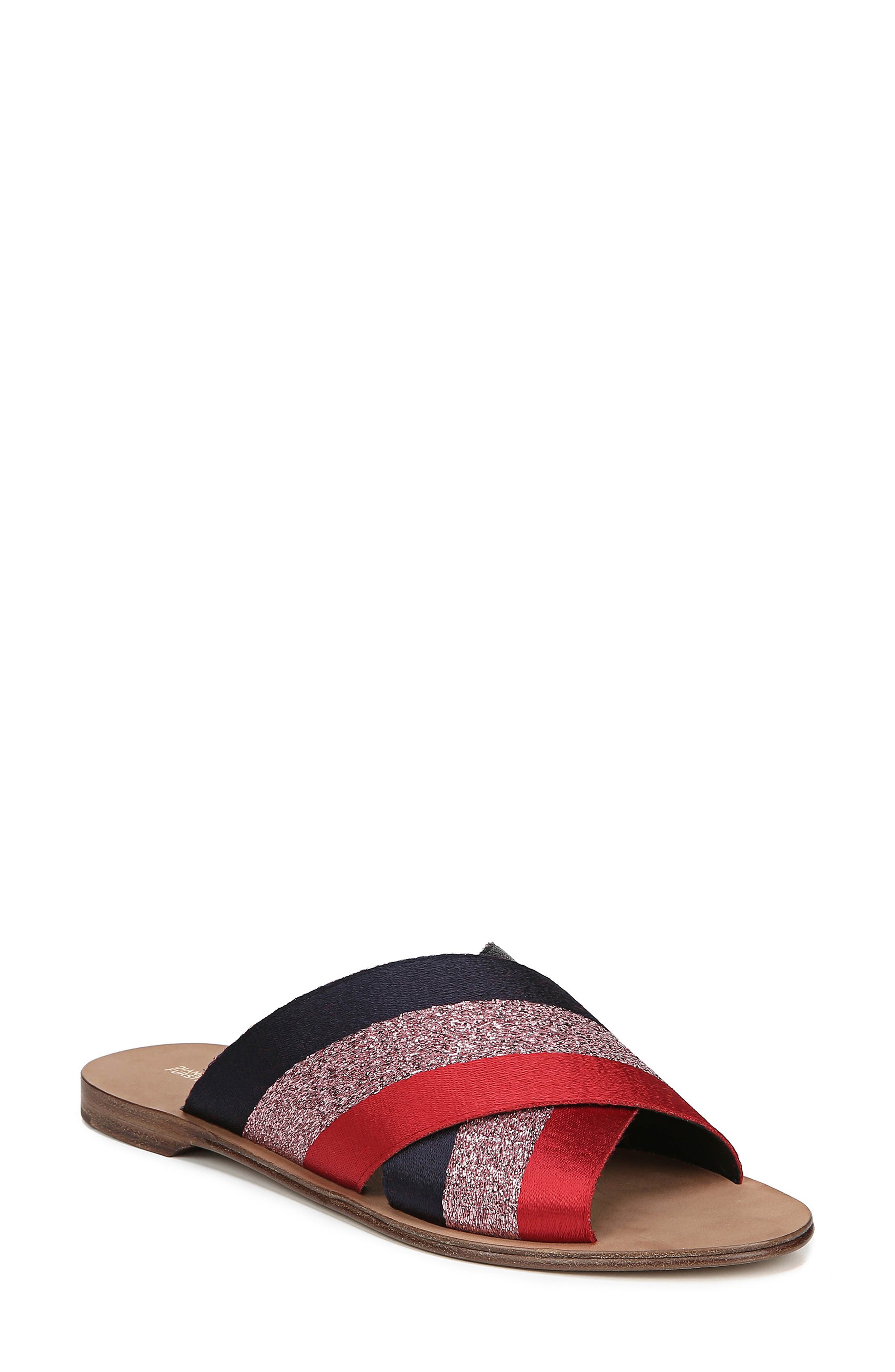 Diane Von Furstenberg Bailie Sandal- Red
