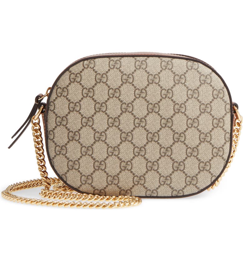 Gucci GG Linea Canvas & Leather Camera Bag | Nordstrom