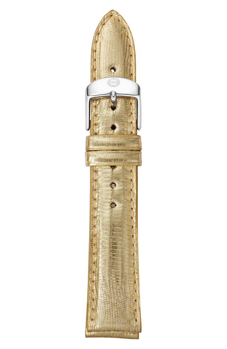 MICHELE 16MM LIZARDSKIN WATCH STRAP,MS16AA030683