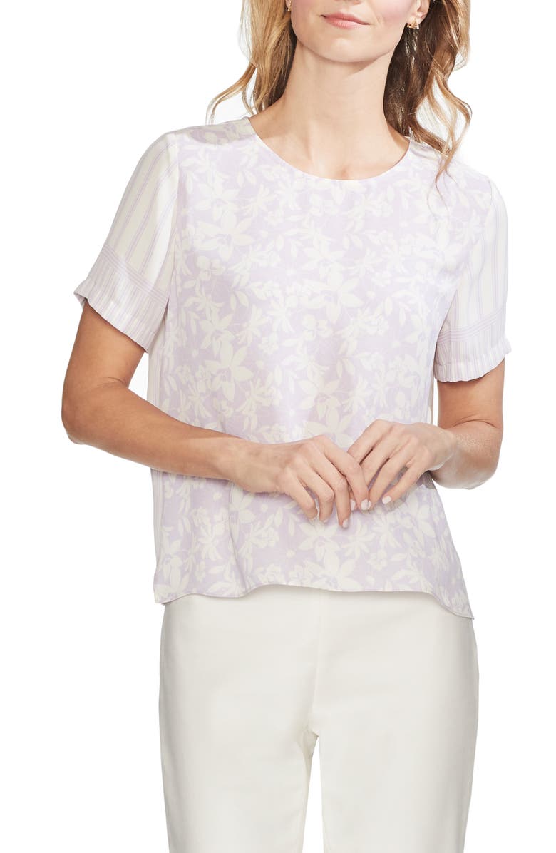 Vince Camuto Tops MIXED PRINT TOP