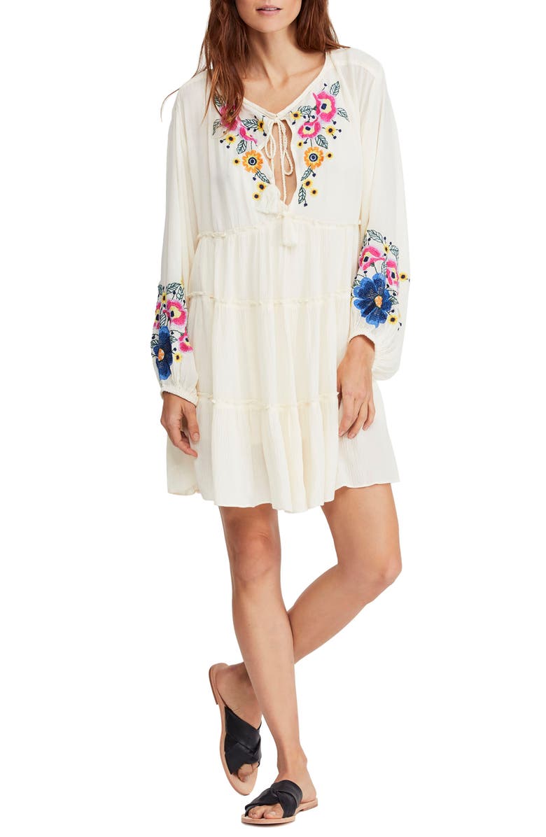 Free People Dresses SPELL ON YOU EMBROIDERED MINIDRESS