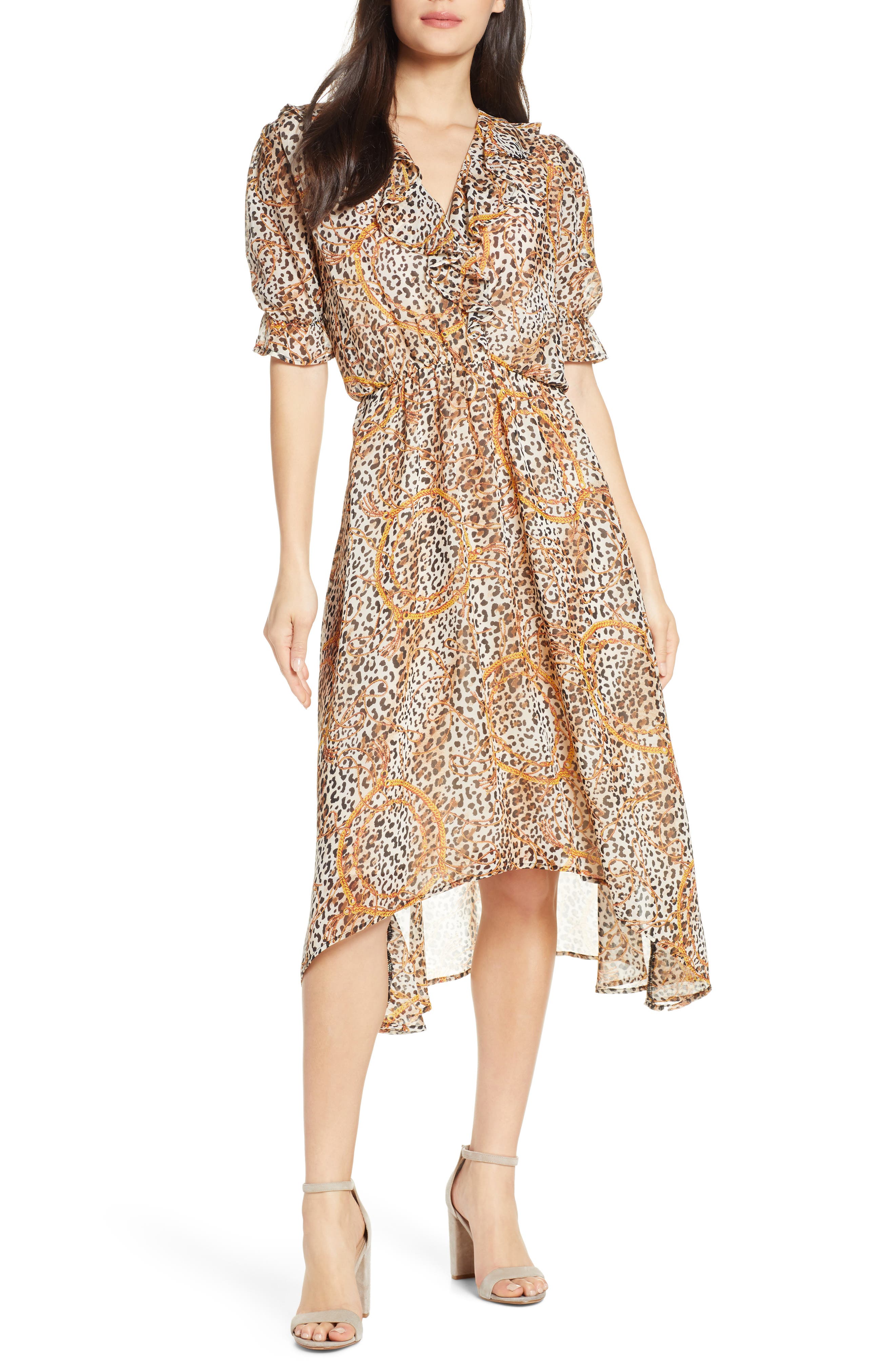 Fraiche By J Kenya High/low Dress, Brown