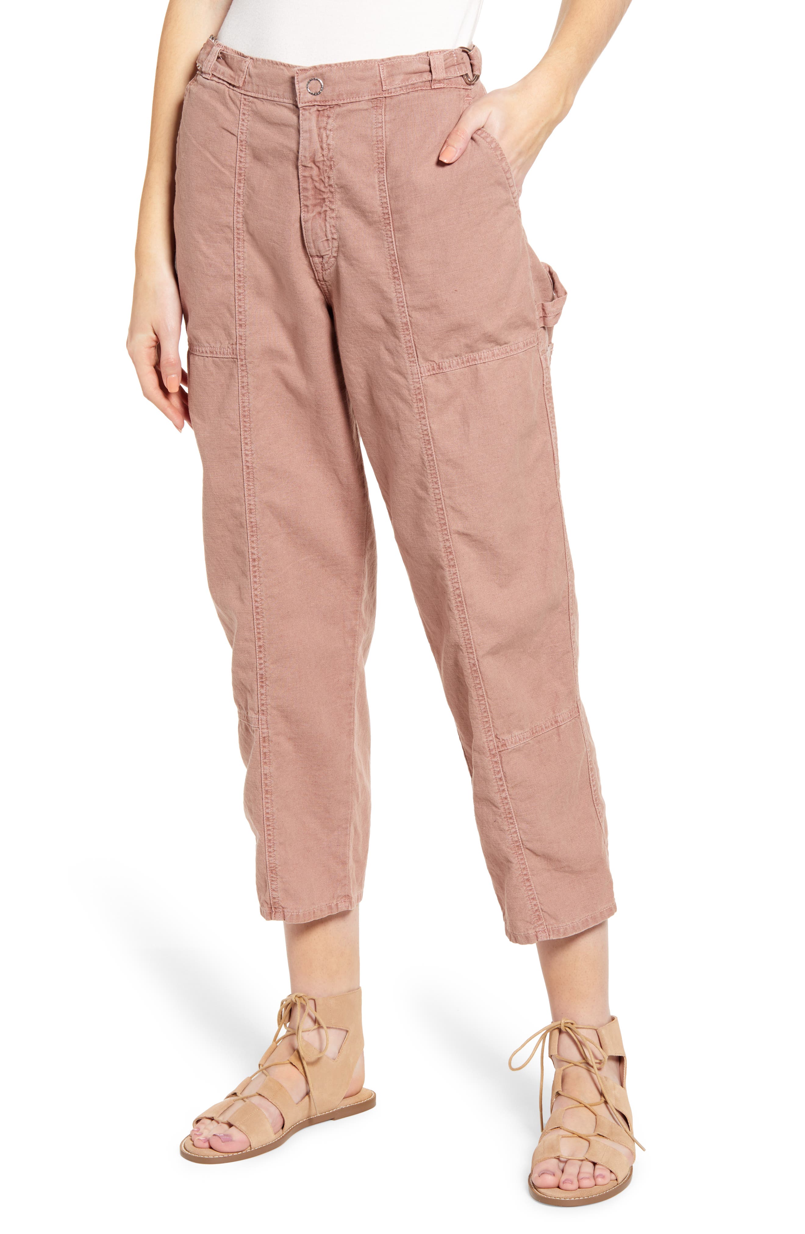 Ag Noten High Waist Crop Cargo Pants