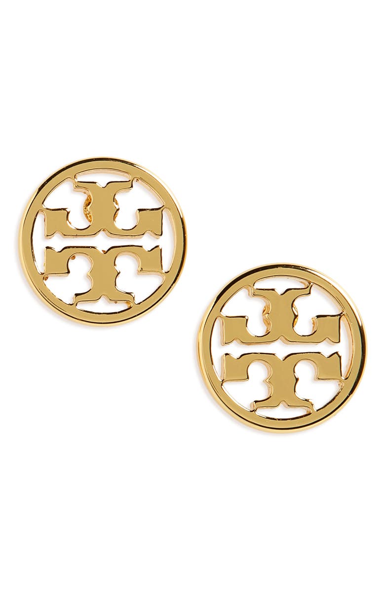Tory burch logo earrings Clearance