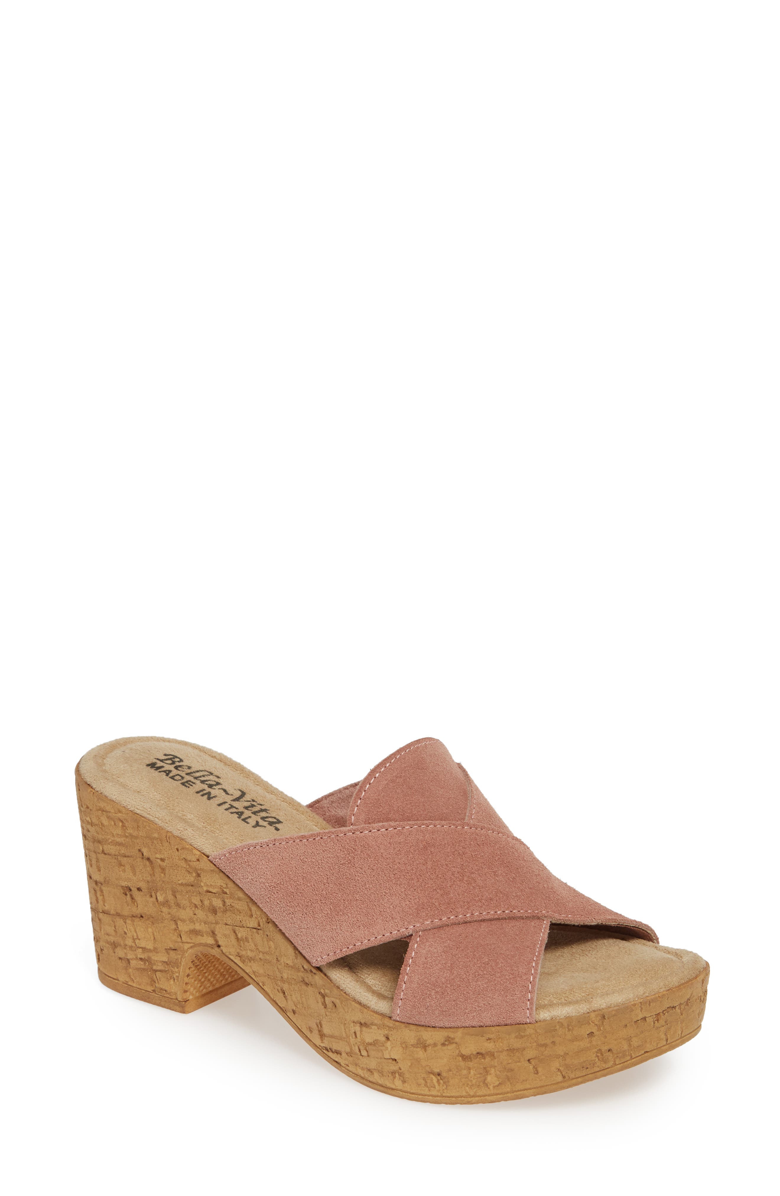 Bella Vita Platform Sandal, Pink