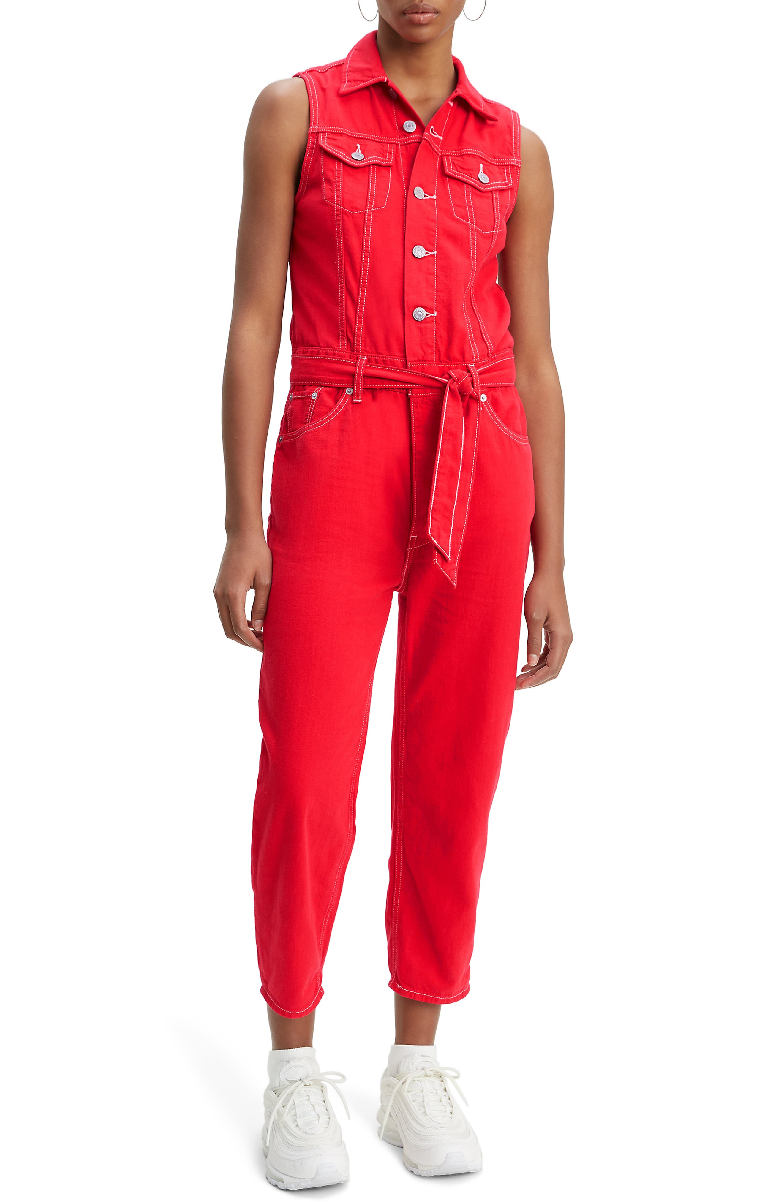 Levi's® Crop Tapered Jumpsuit Nordstrom