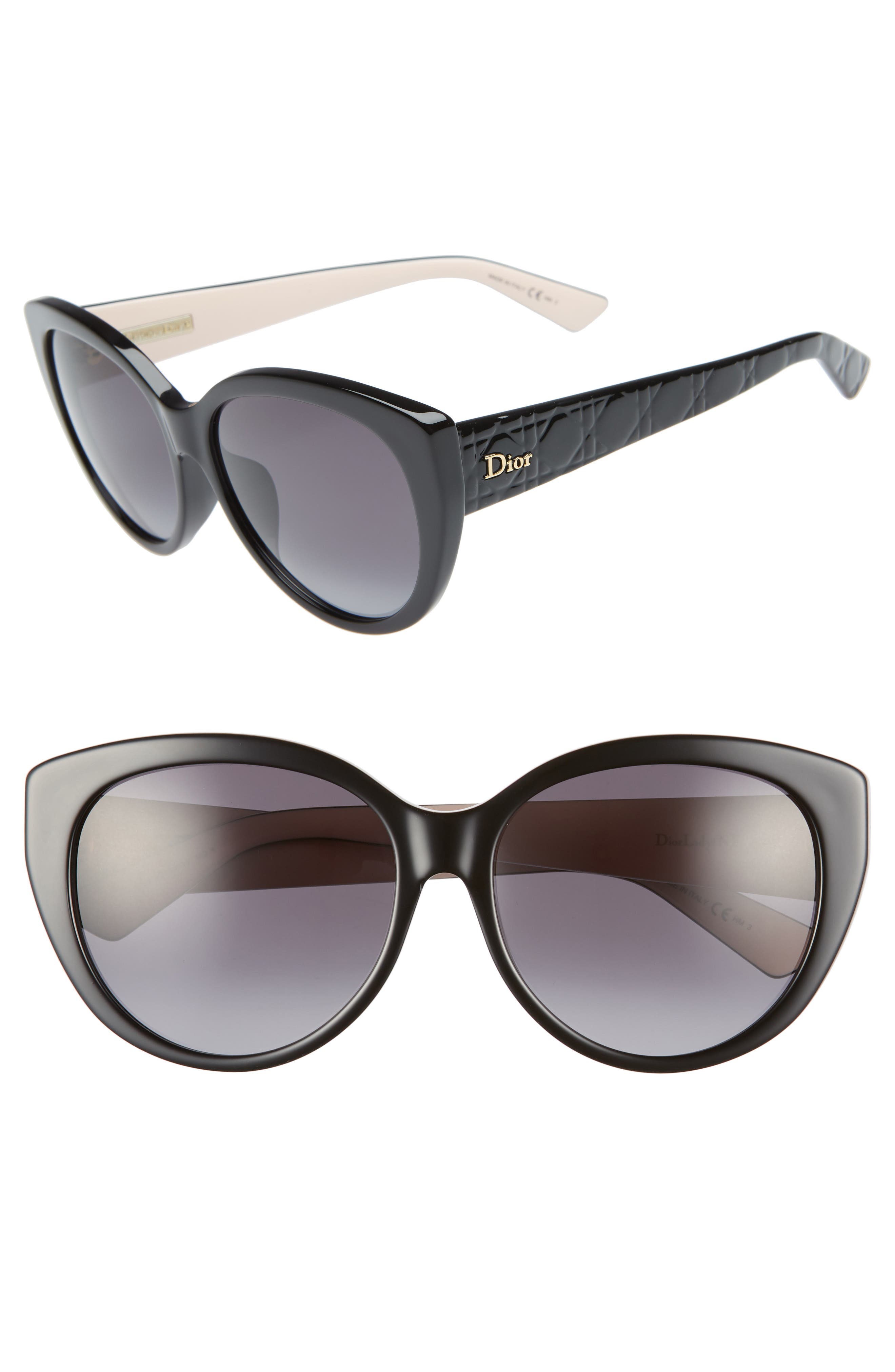 Dior Lady 58mm Cat Eye Sunglasses Nordstrom