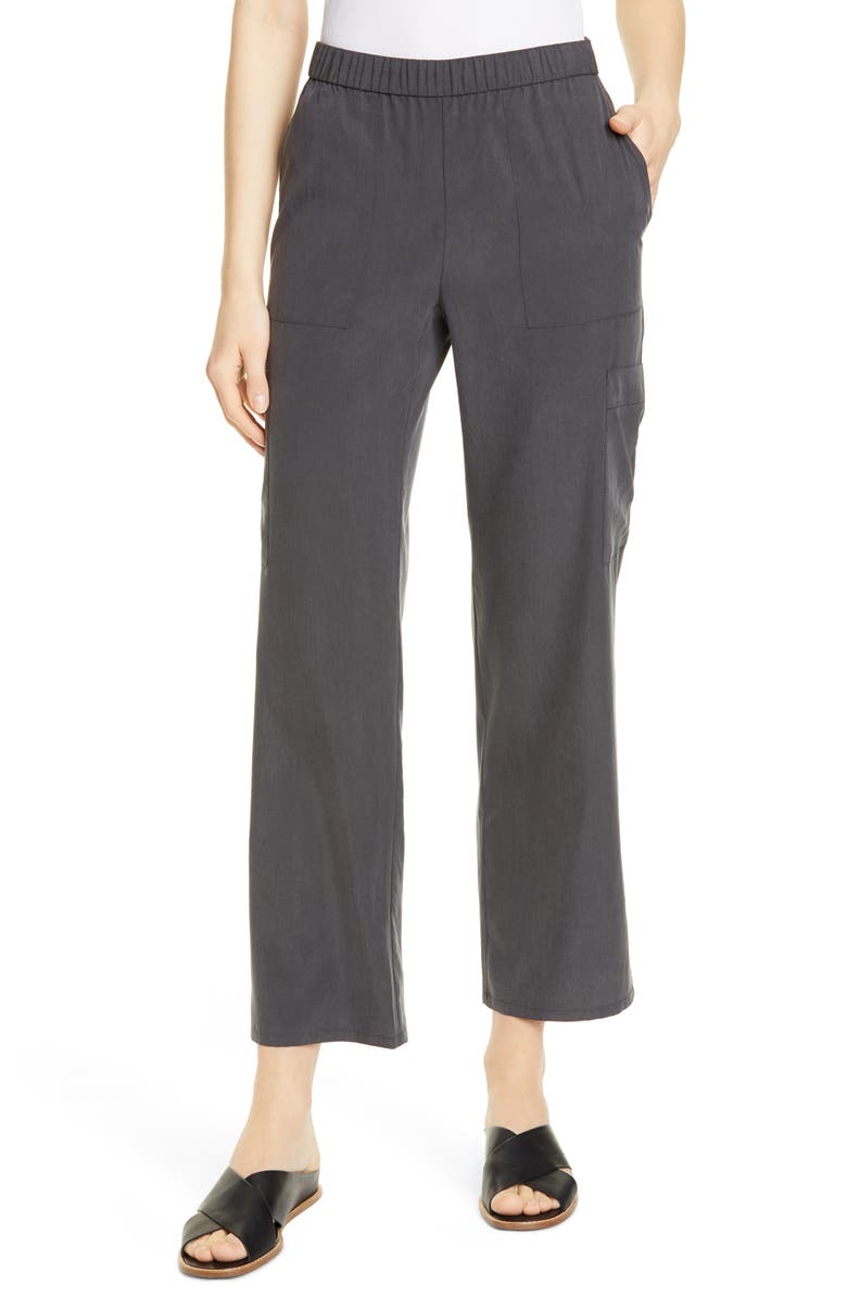 Eileen Fisher Tencel® Lyocell Blend Cargo Pants | Nordstrom