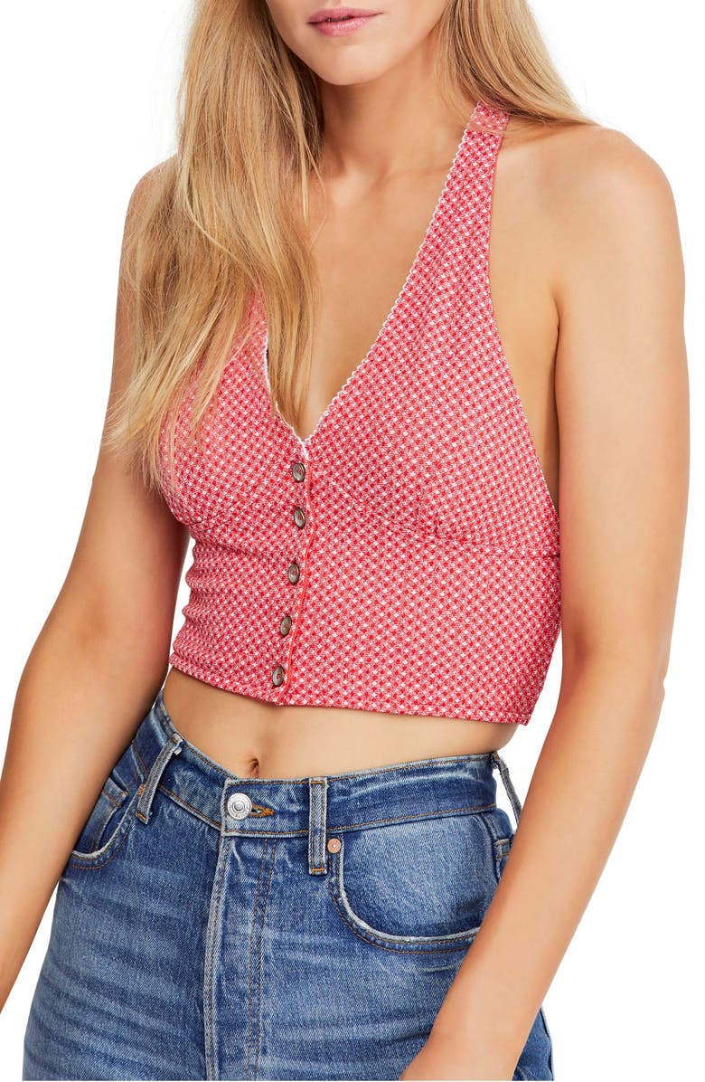 Free People Tops PICNIC HALTER TOP
