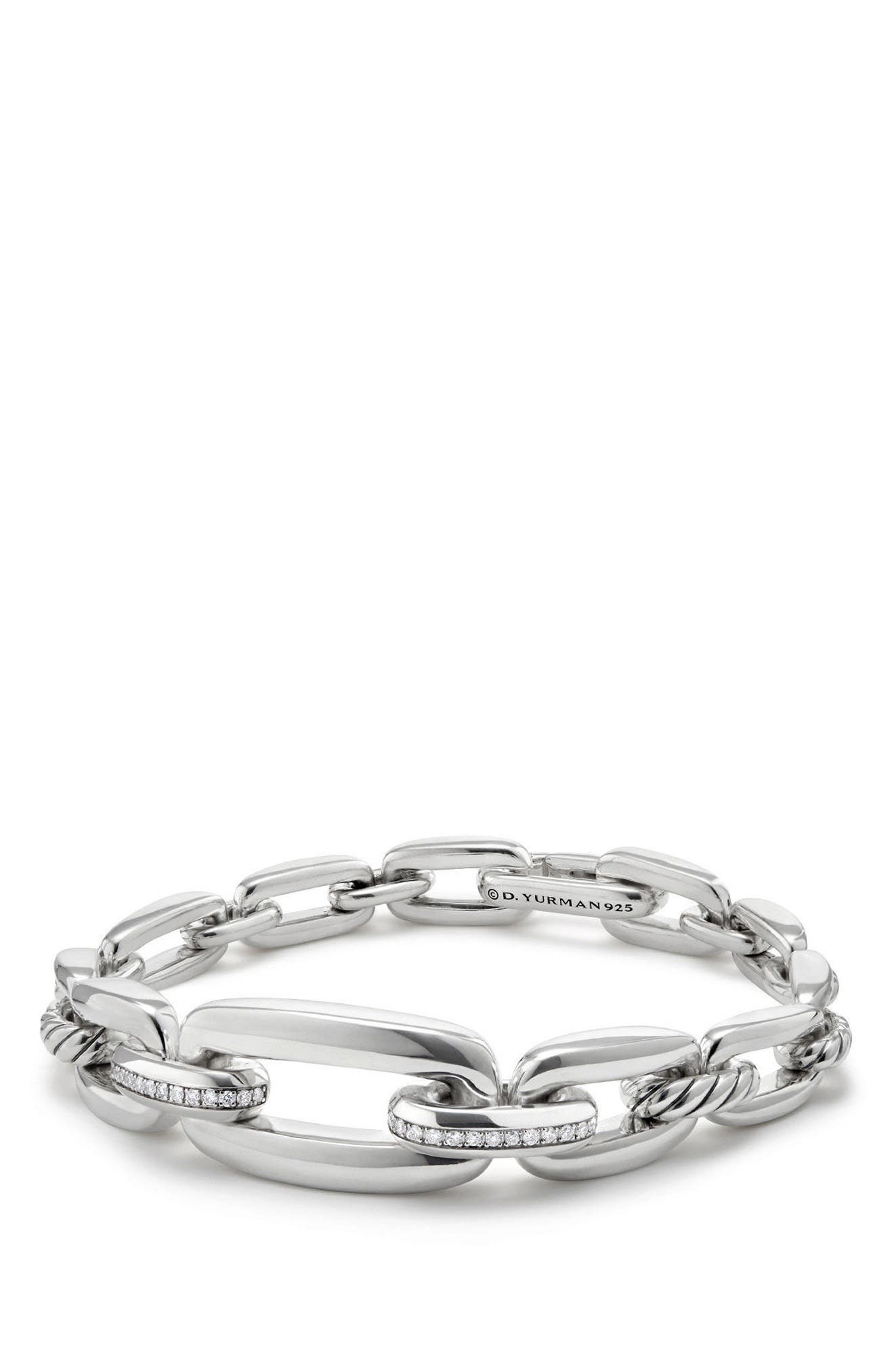 David Yurman Wellesley Chain Link Bracelet with Diamonds Nordstrom