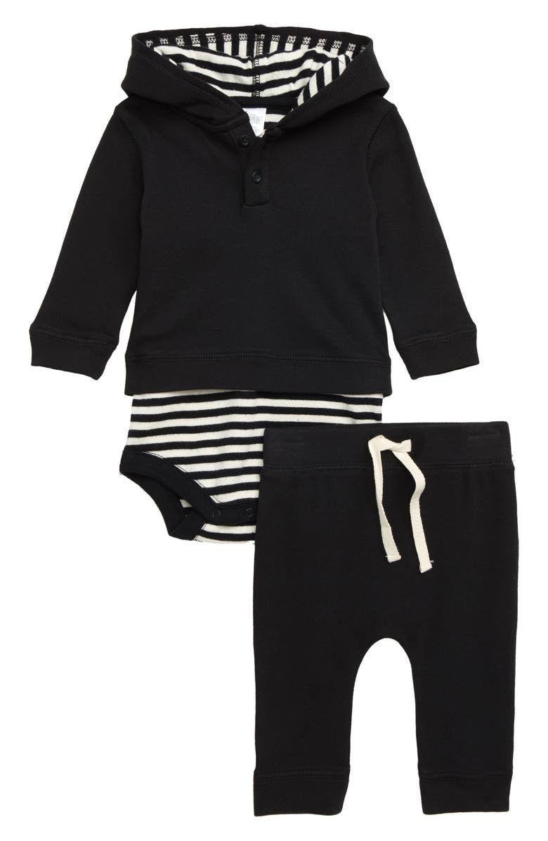 Nordstrom Baby Hooded Bodysuit & Sweatpants Set (Baby) | Nordstrom