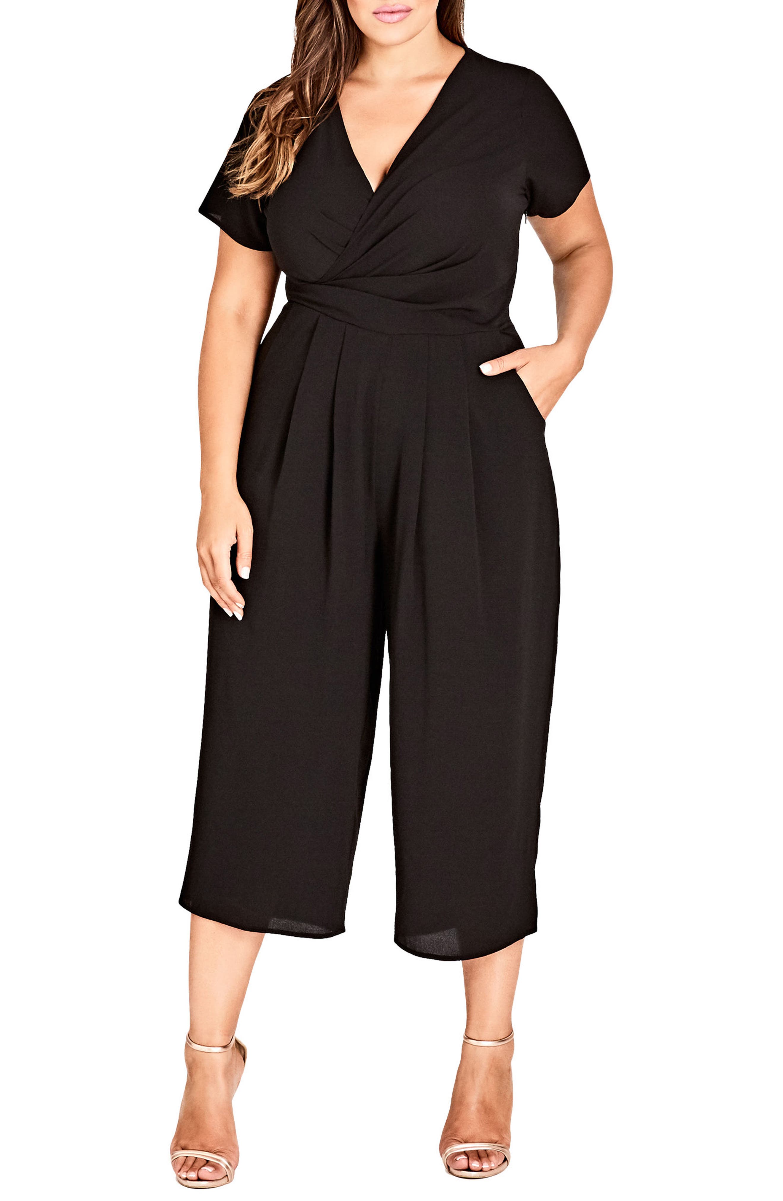City Chic Asplice Jumpsuit (Plus Size) Nordstrom