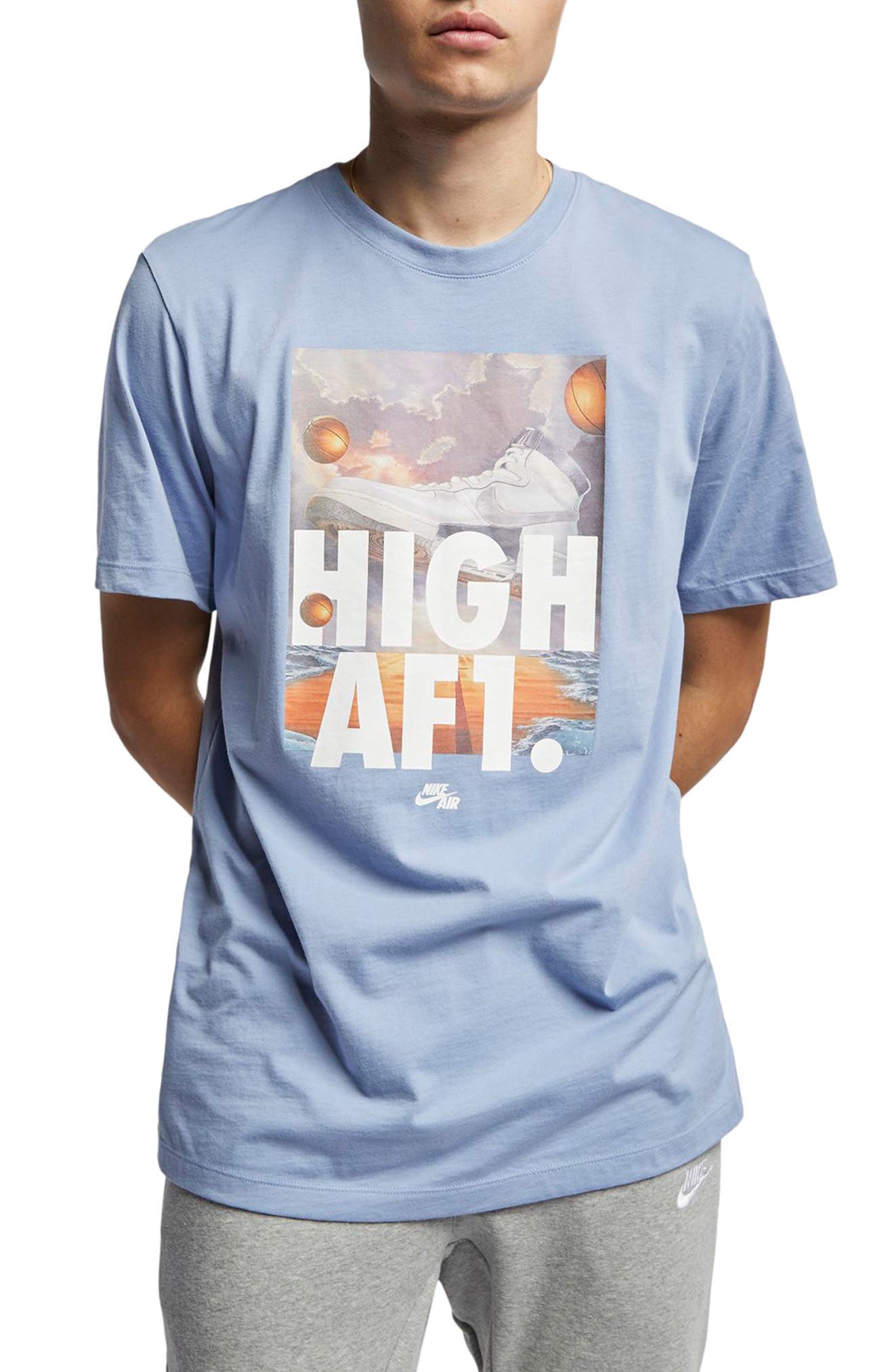 Nike Air Force 1 T-Shirt Blue