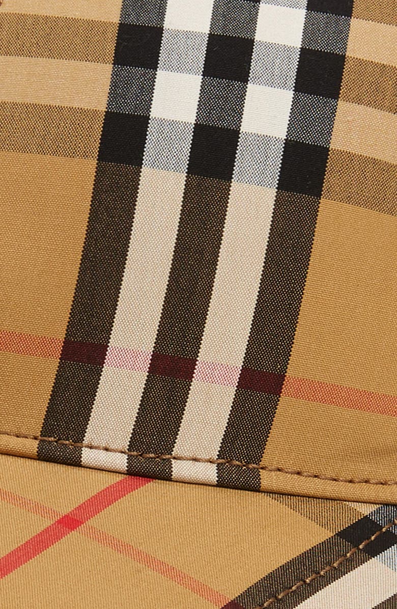 BURBERRY VINTAGE CHECK BASEBALL CAP,8015833