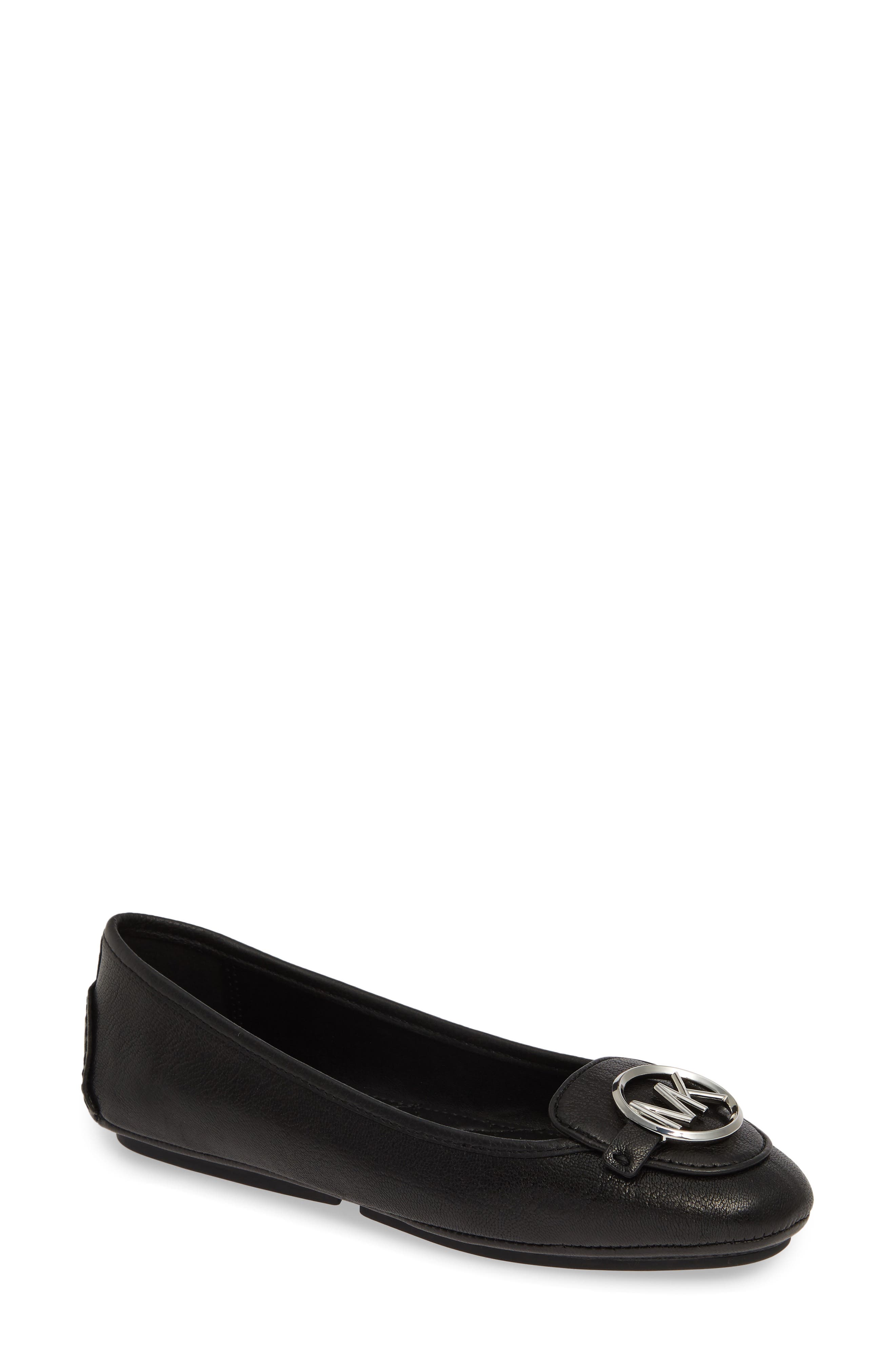 michael kors city logo ballet flat