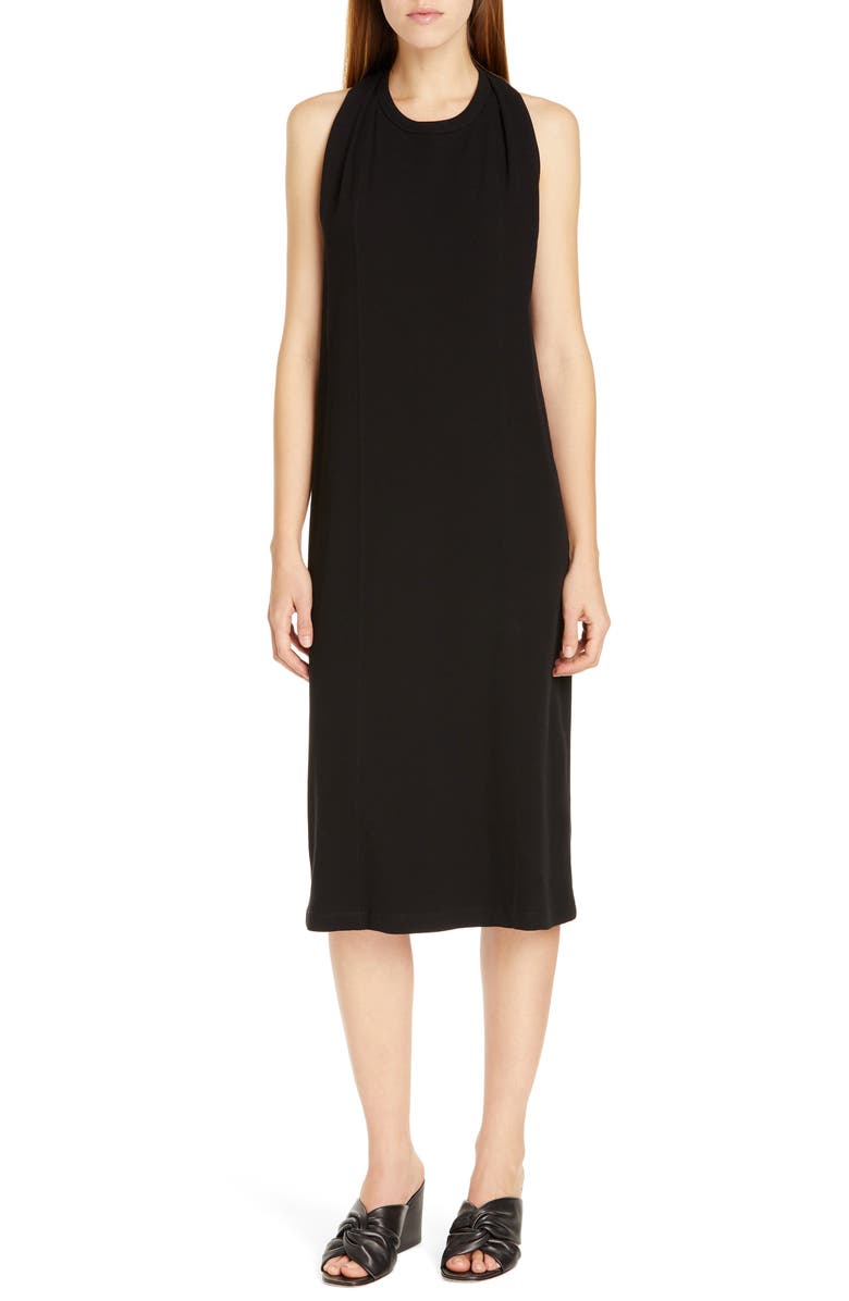 Helmut Lang Dresses HALTER NECK COTTON JERSEY DRESS