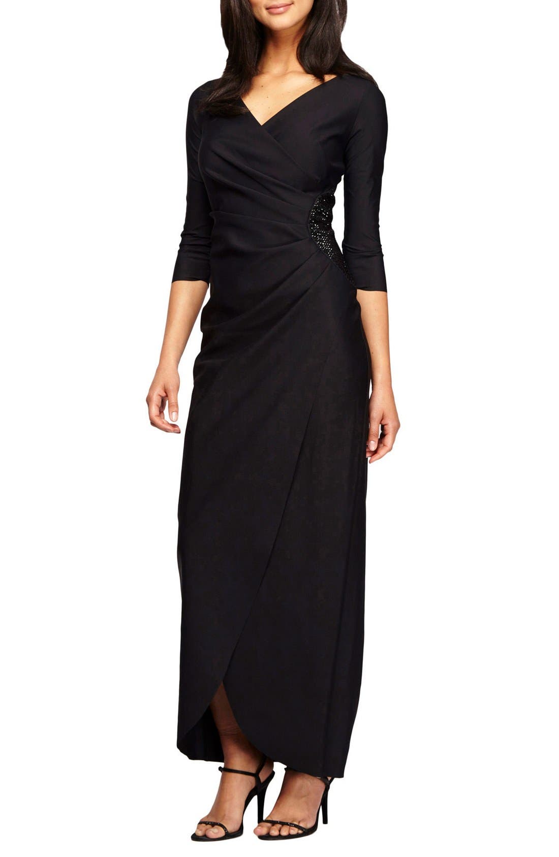 Alex Evenings Embellished Stretch Gown Nordstrom