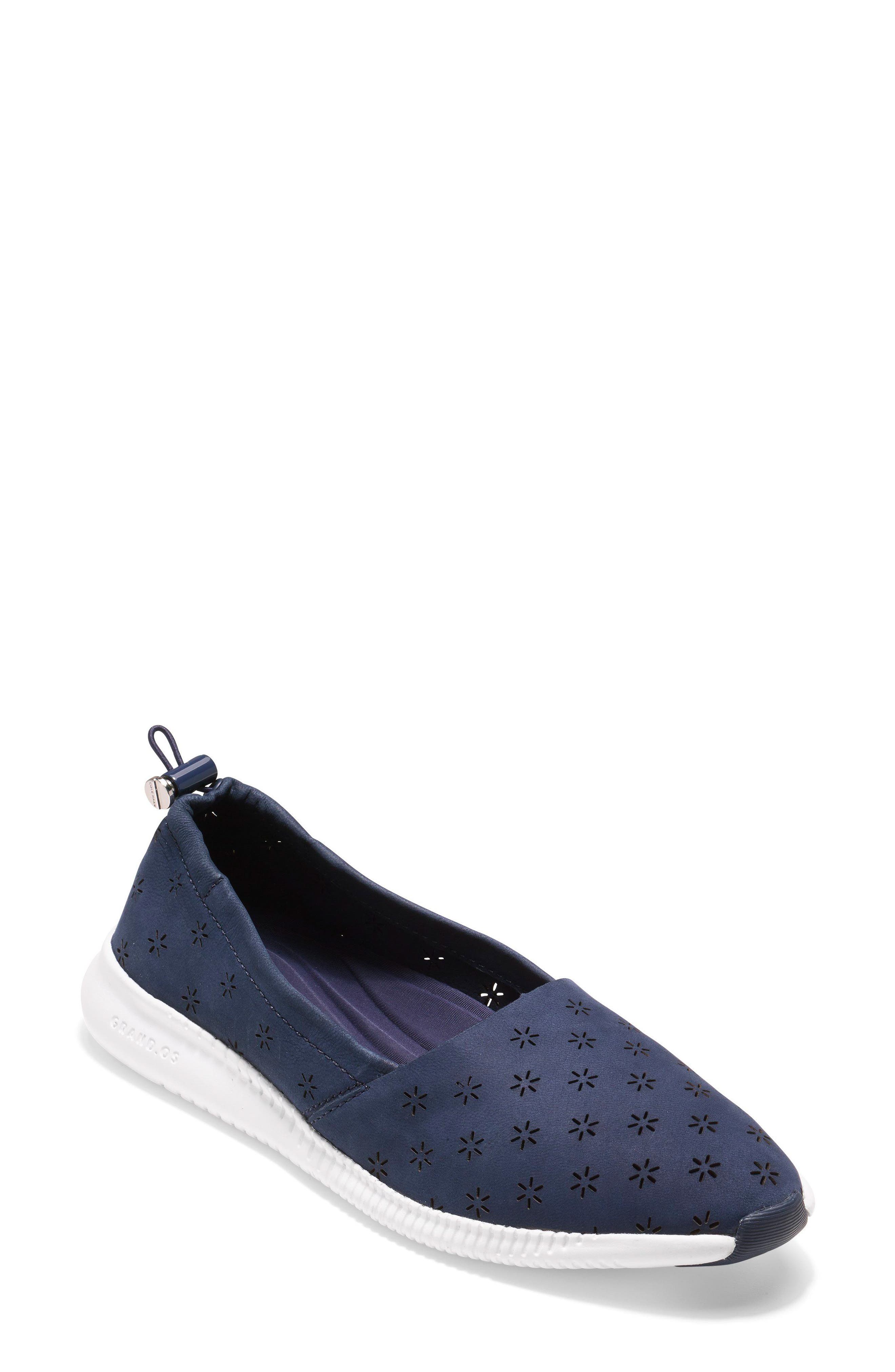 Cole Haan Studiogrand Perforated Slip-On, Blue