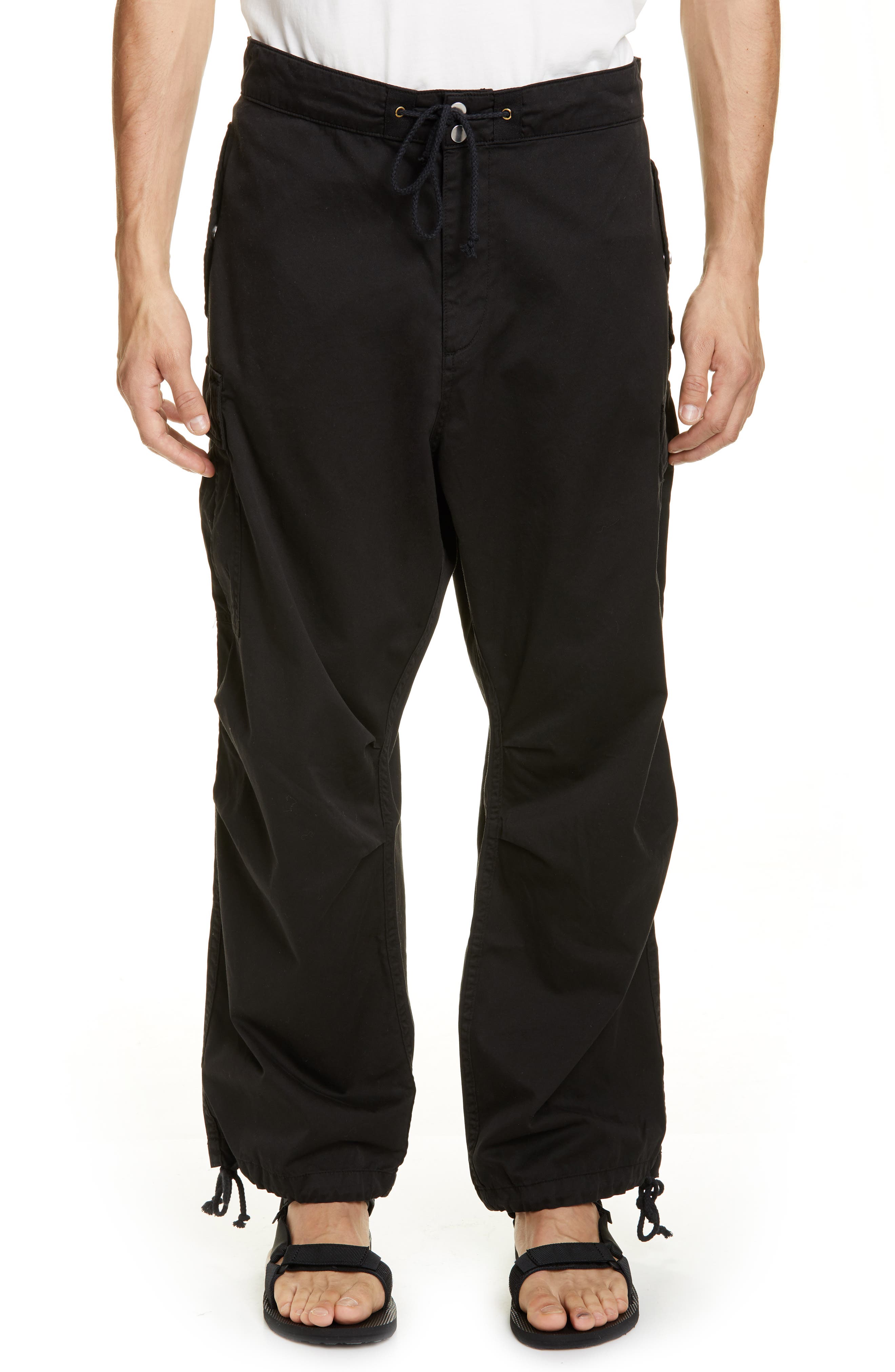 Billy Los Angeles Parachute Cargo Pants, Black