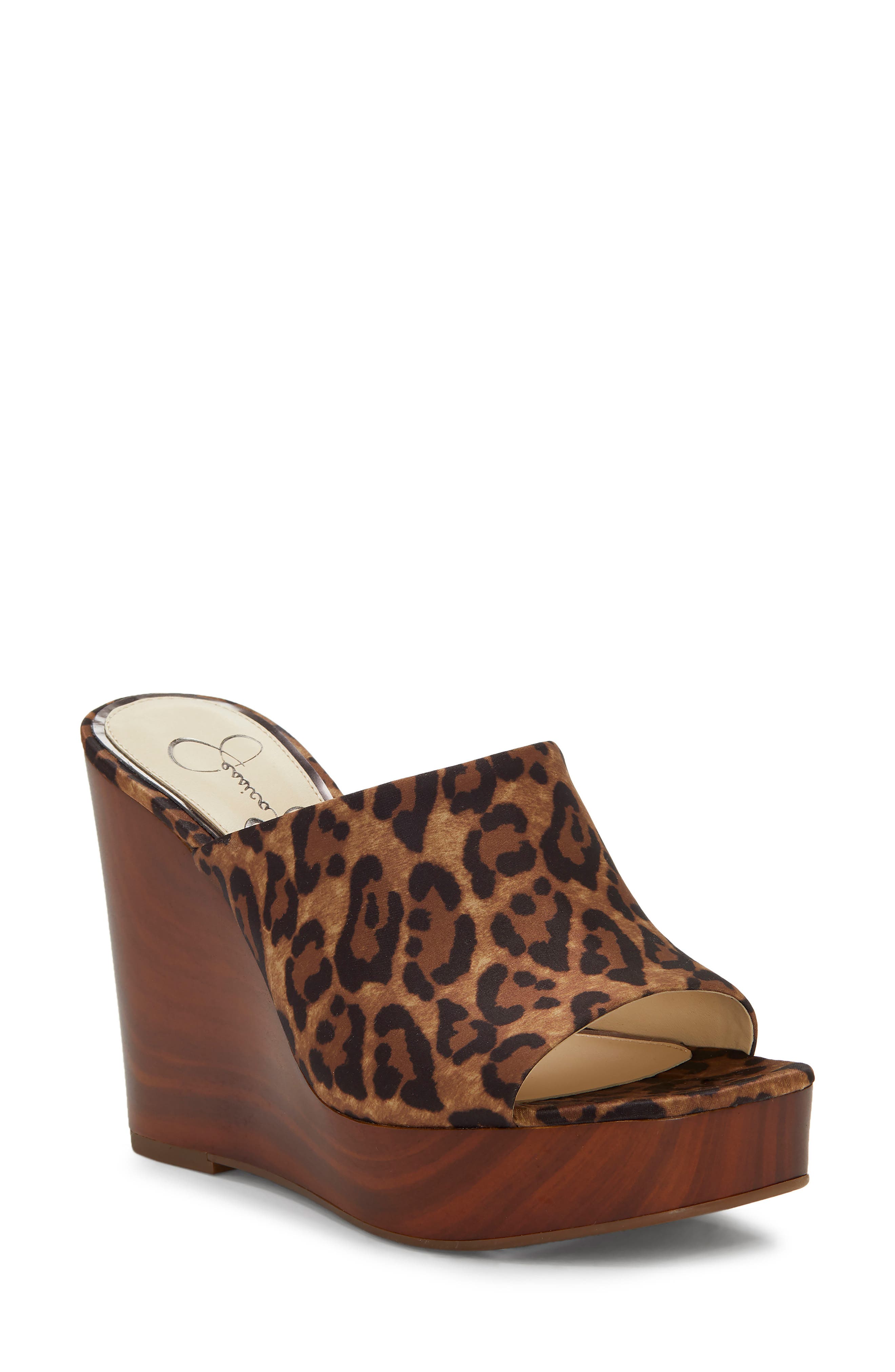 Jessica Simpson Shantelle Wedge Slide Sandal- Beige