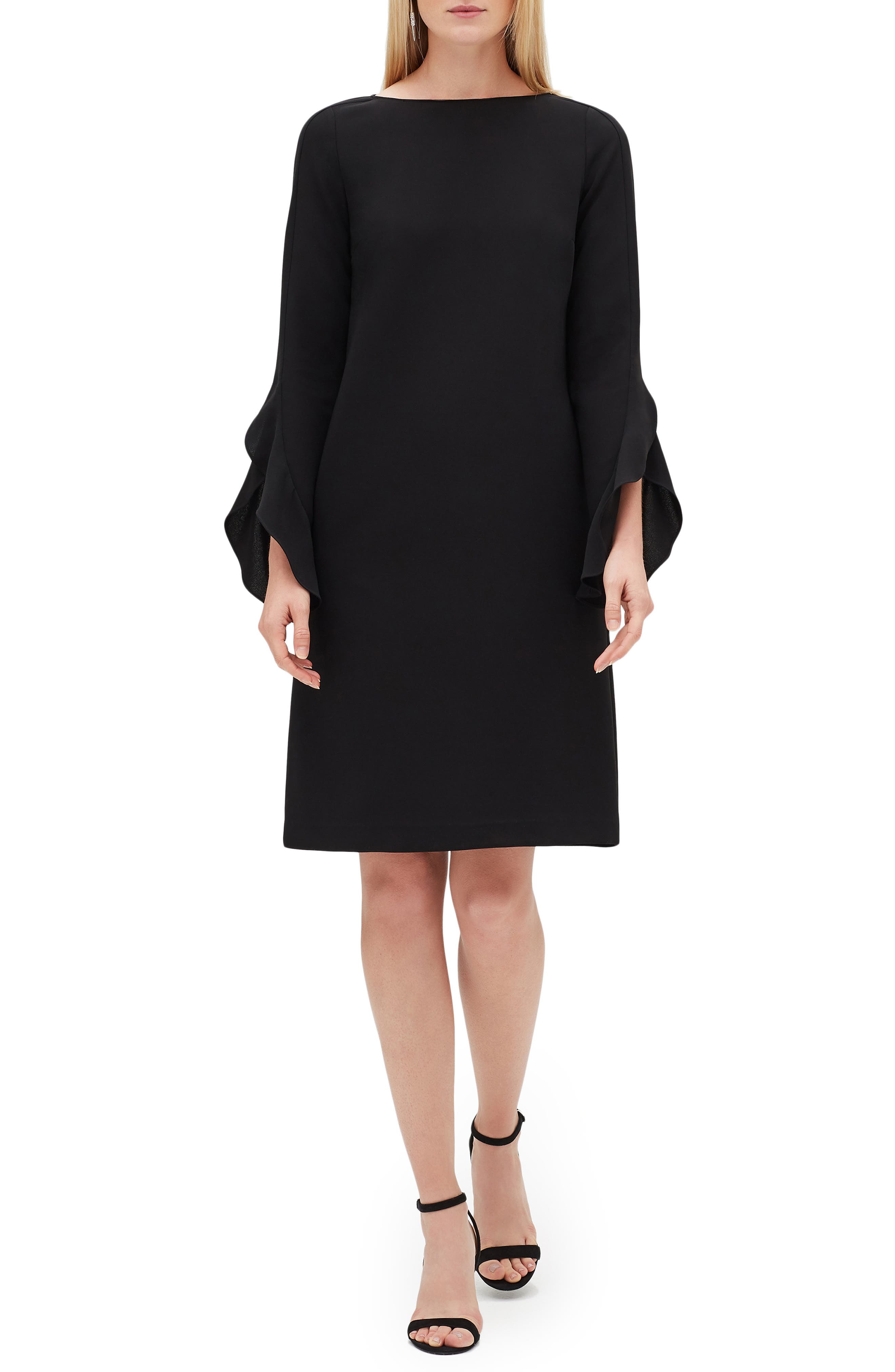 Lafayette 148 New York Emory Finesse Crepe Dress, Black