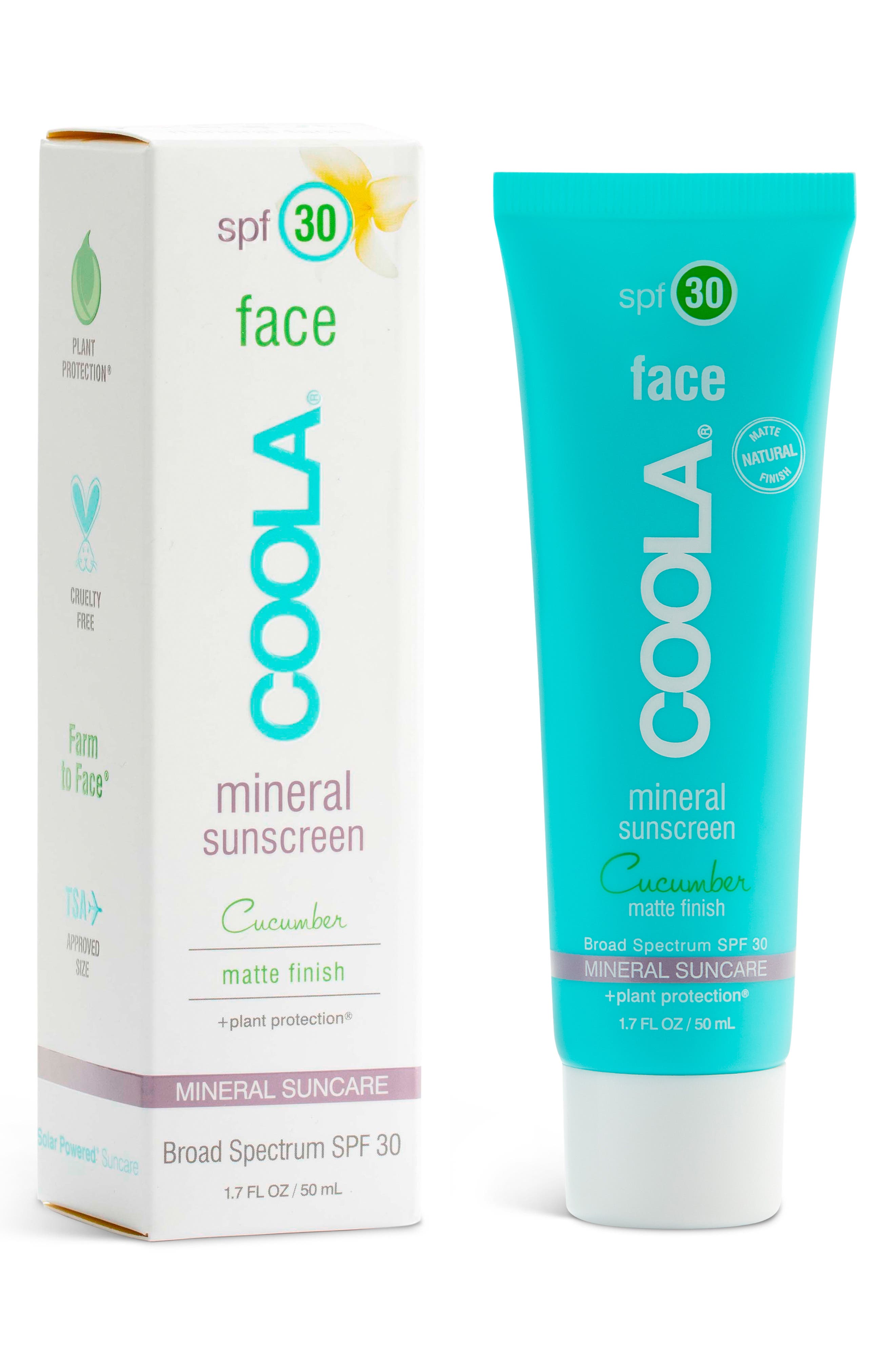 COOLA® Suncare Cucumber Face Mineral Sunscreen SPF 30 Nordstrom