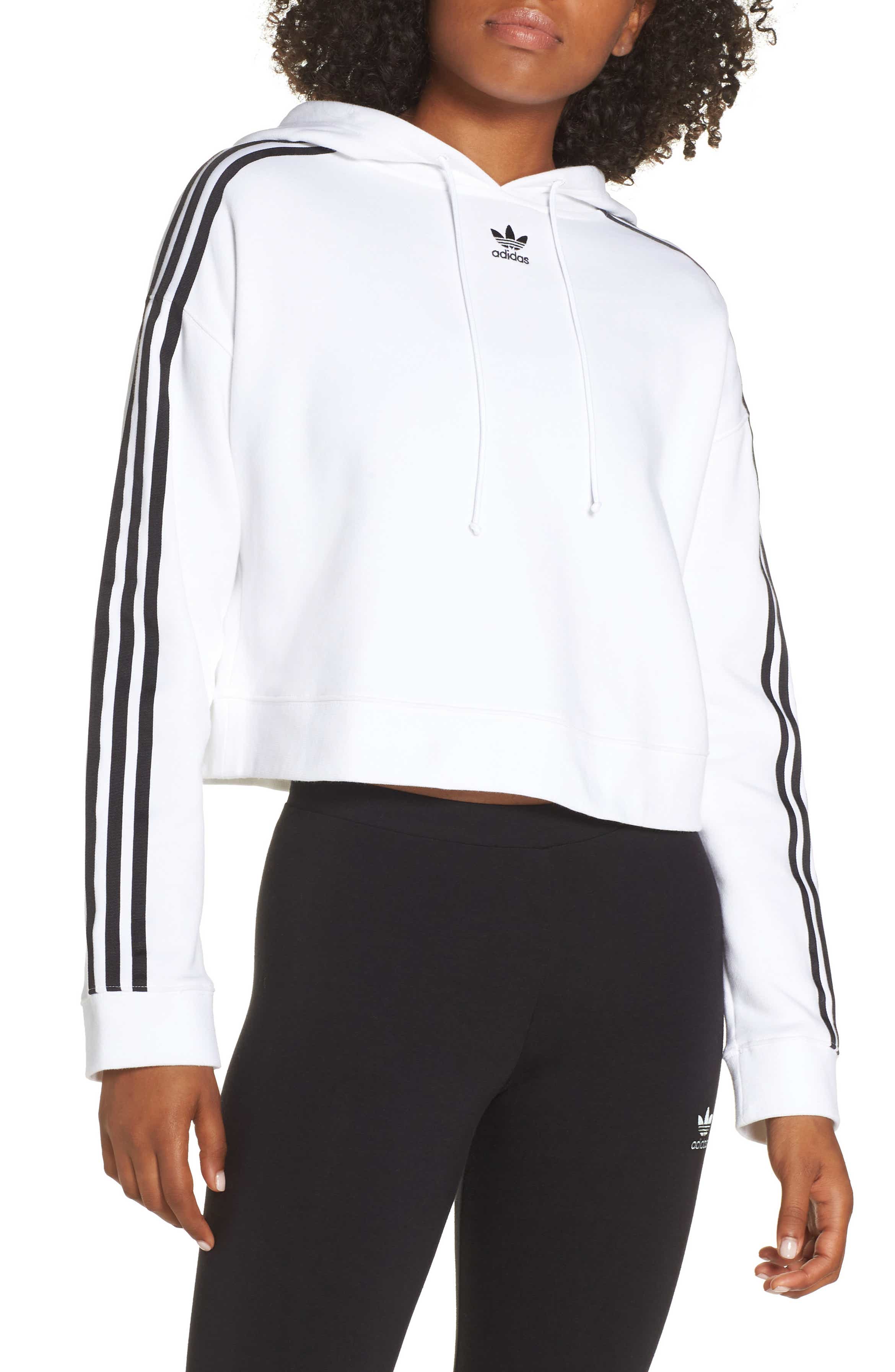 Addidas cropped hoodie Clearance