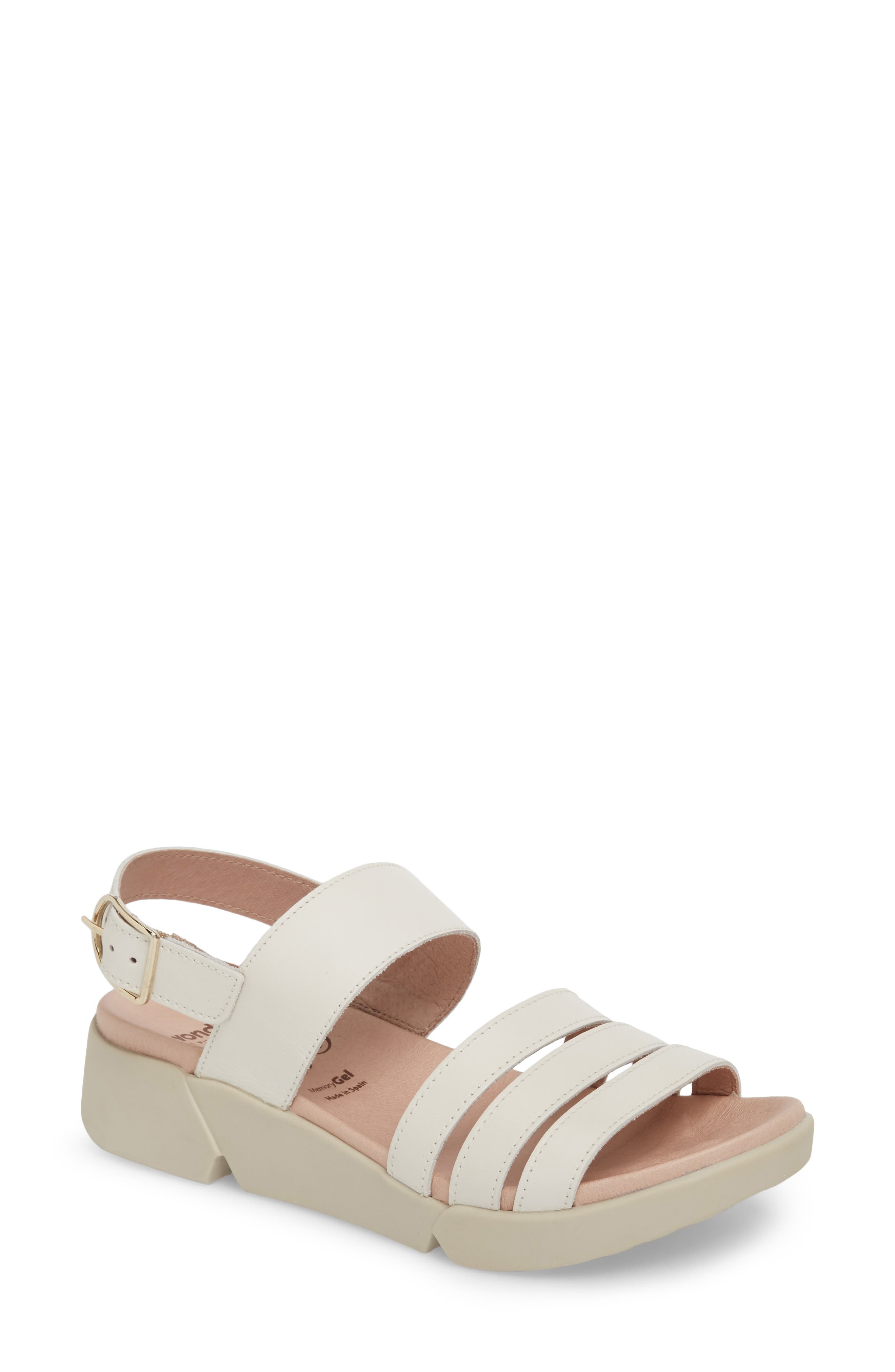Wonders A-8004 Sandal, White