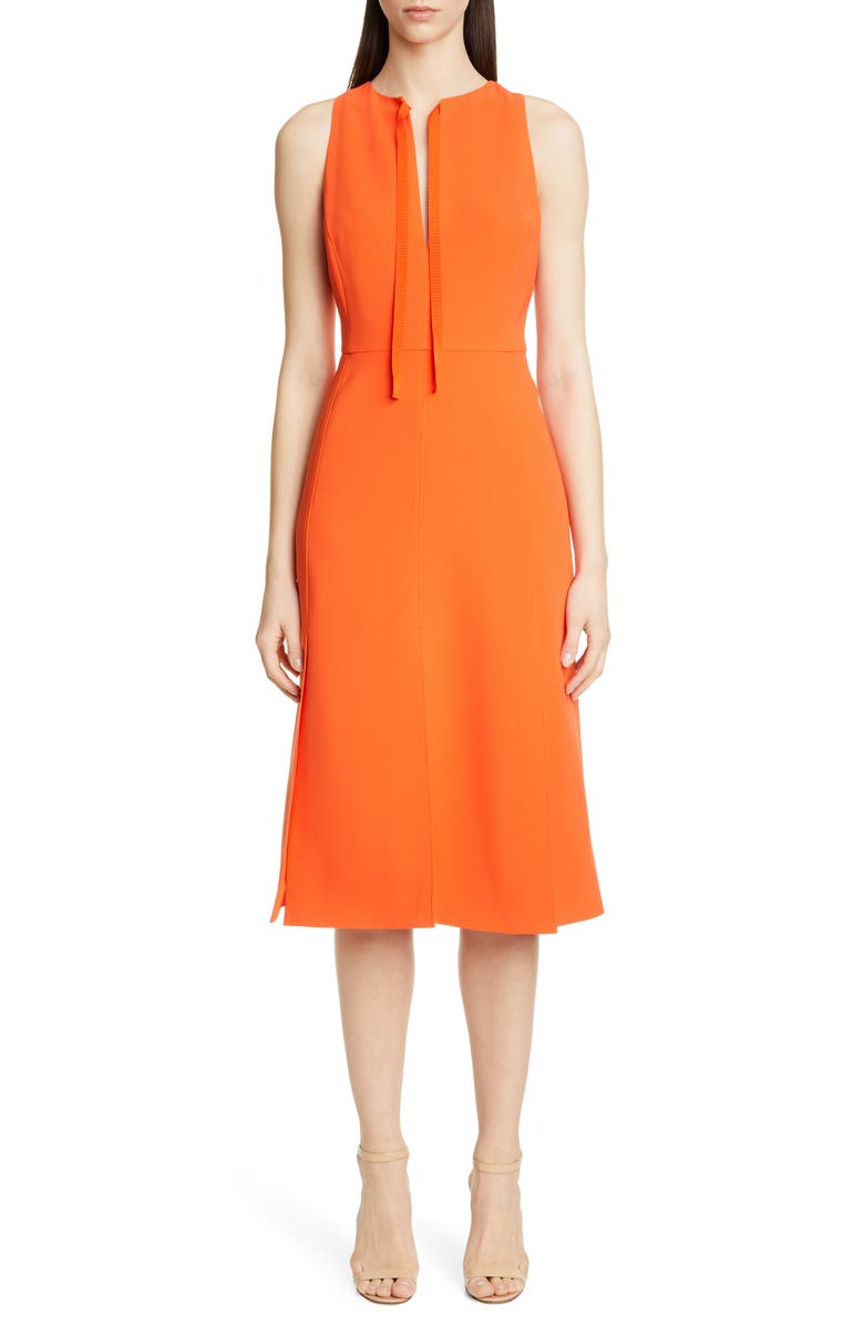 Altuzarra Dresses SPLIT NECK SLEEVELESS MIDI DRESS