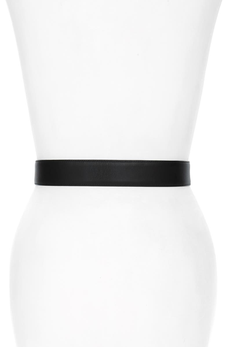 BURBERRY TB MONOGRAM REVERSIBLE LEATHER BELT,8009784