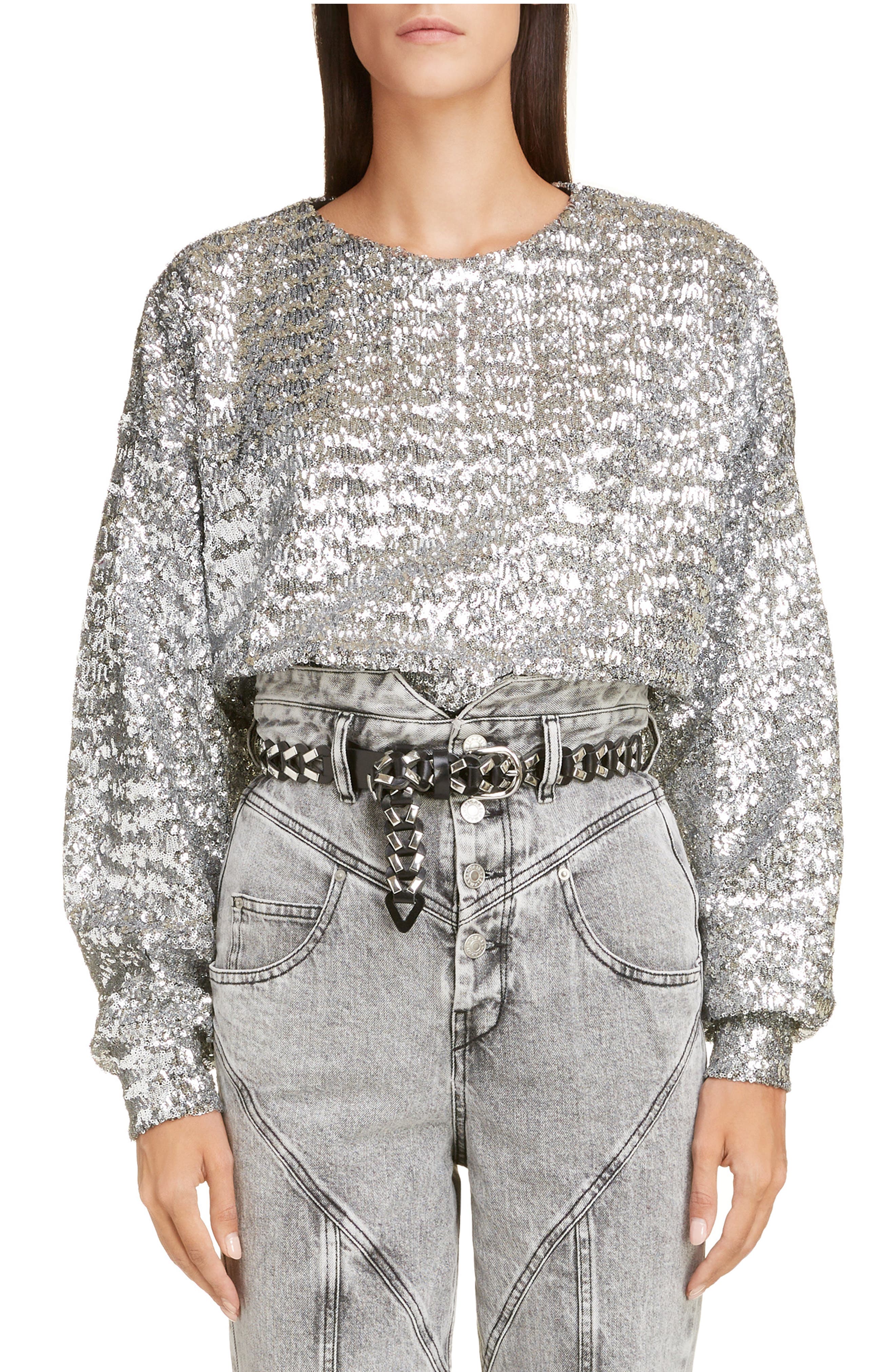 isabel marant sequin top