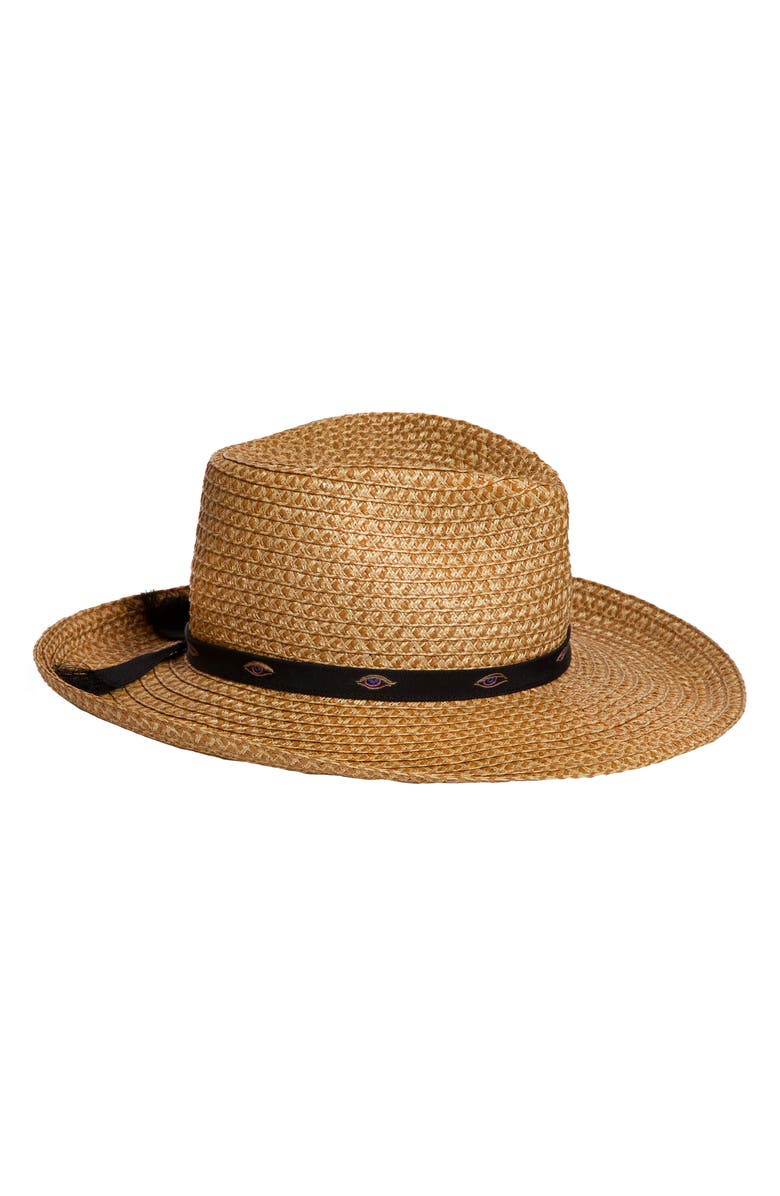 Eric Javits Accessories I SEE U SQUISHEE FEDORA - BROWN