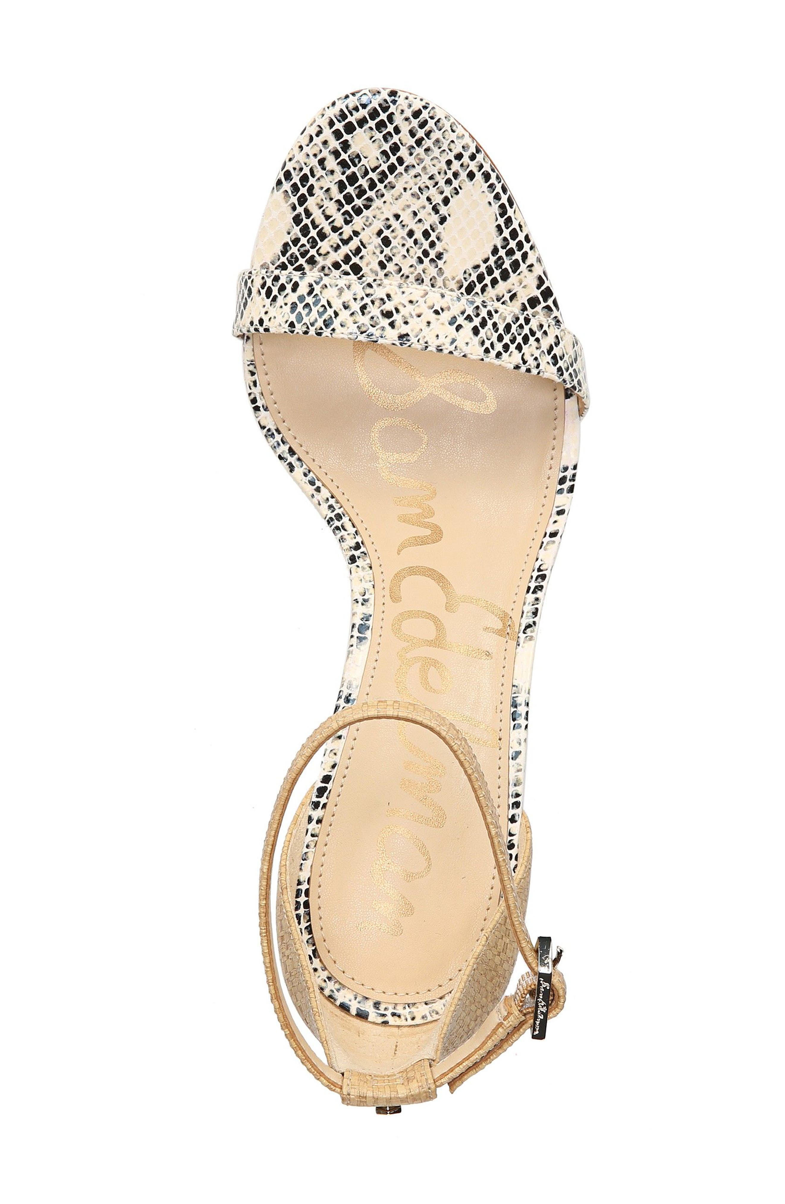 SAM EDELMAN,
                            'Patti' Ankle Strap Sandal,
                            Alternate thumbnail 188, color,
                            250