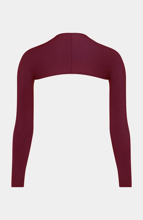 Shop Rat Boi Ballet Bolero In Bordeaux