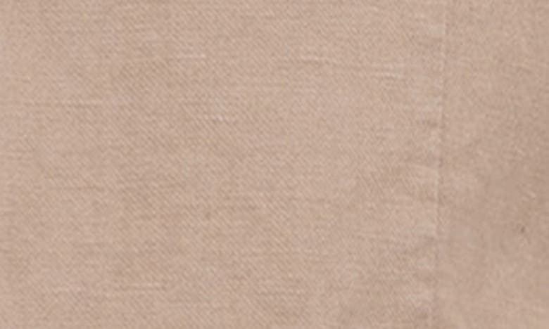Shop Allsaints Sainte Cotton & Linen Blazer In Chestnut Brown