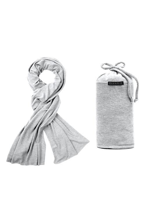 E Marie Travel Wrap in Heather Grey