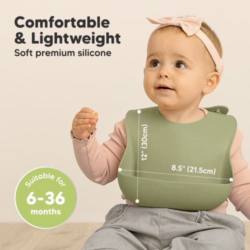 Shop Keababies Prep Silicone Bibs In Harvest