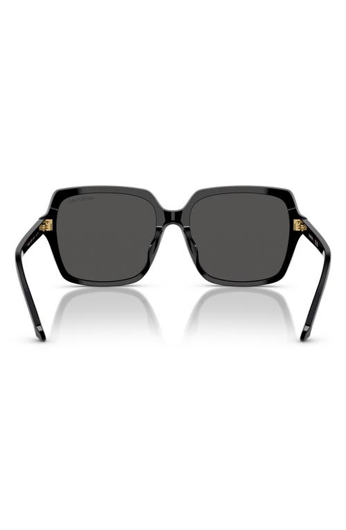 Swarovski 56mm Square Sunglasses In Black