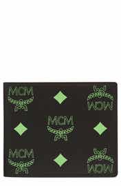 MCM Klara Monogram Leather Flap Wallet | Nordstrom