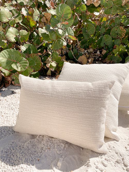 ANAYA ANAYA NATURAL WAVES MOCHA INDOOR OUTDOOR PILLOW