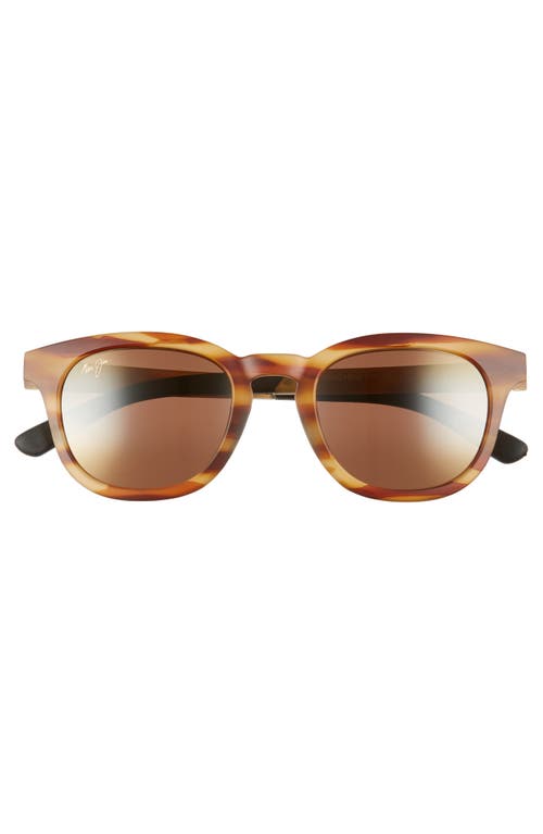 Shop Maui Jim Koko Head 48mm Small Polarizedplus2® Sunglasses In Matte Tortoise/hcl Bronze